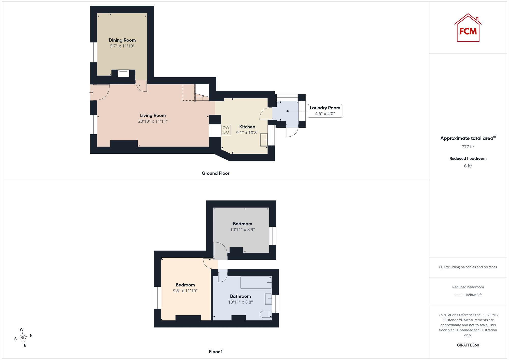 22 Kiln Brow, Cleator floorplan