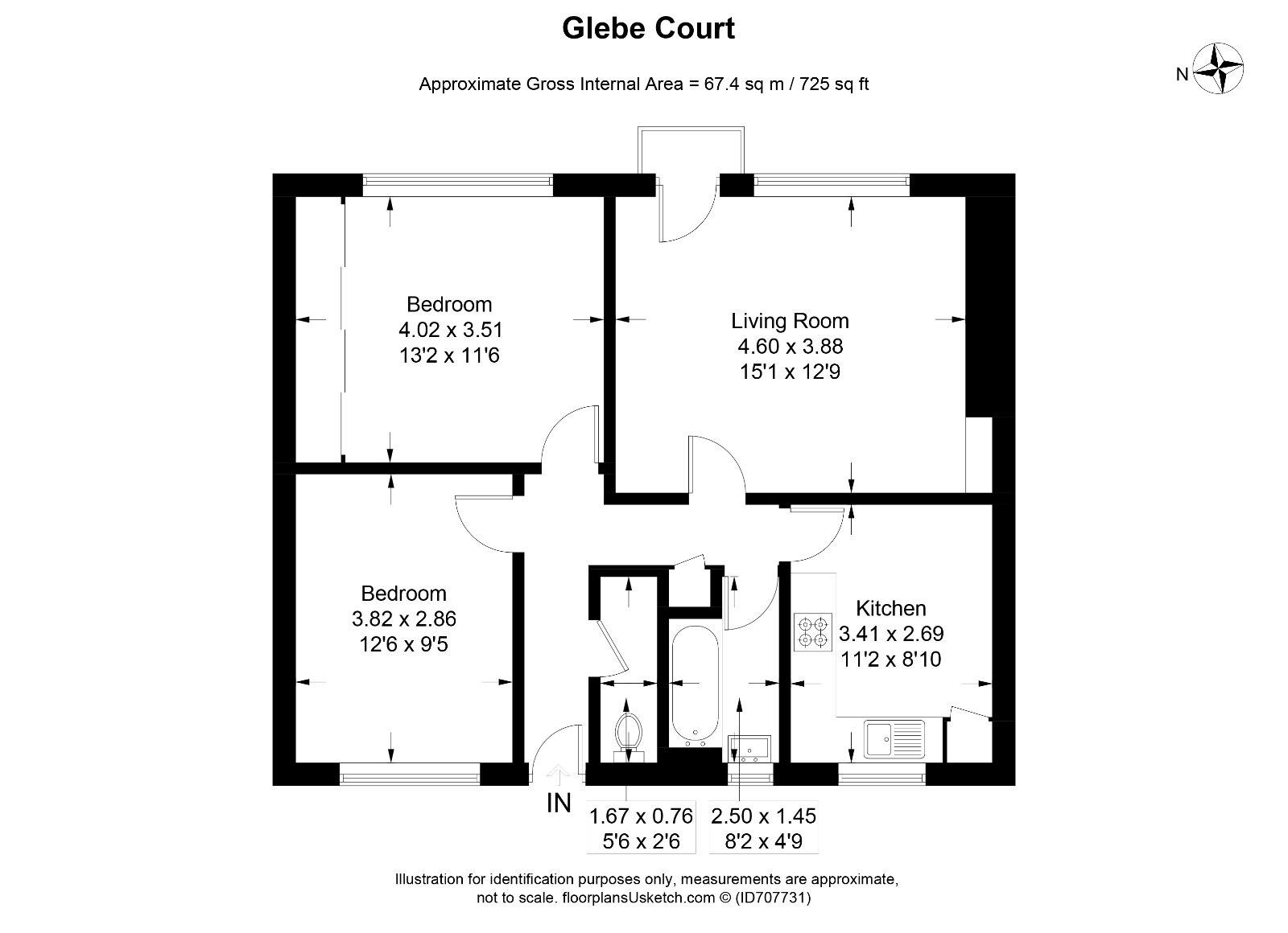 2 bed flat for sale in Glebe Court, London Road, Mitcham CR4 Zoopla