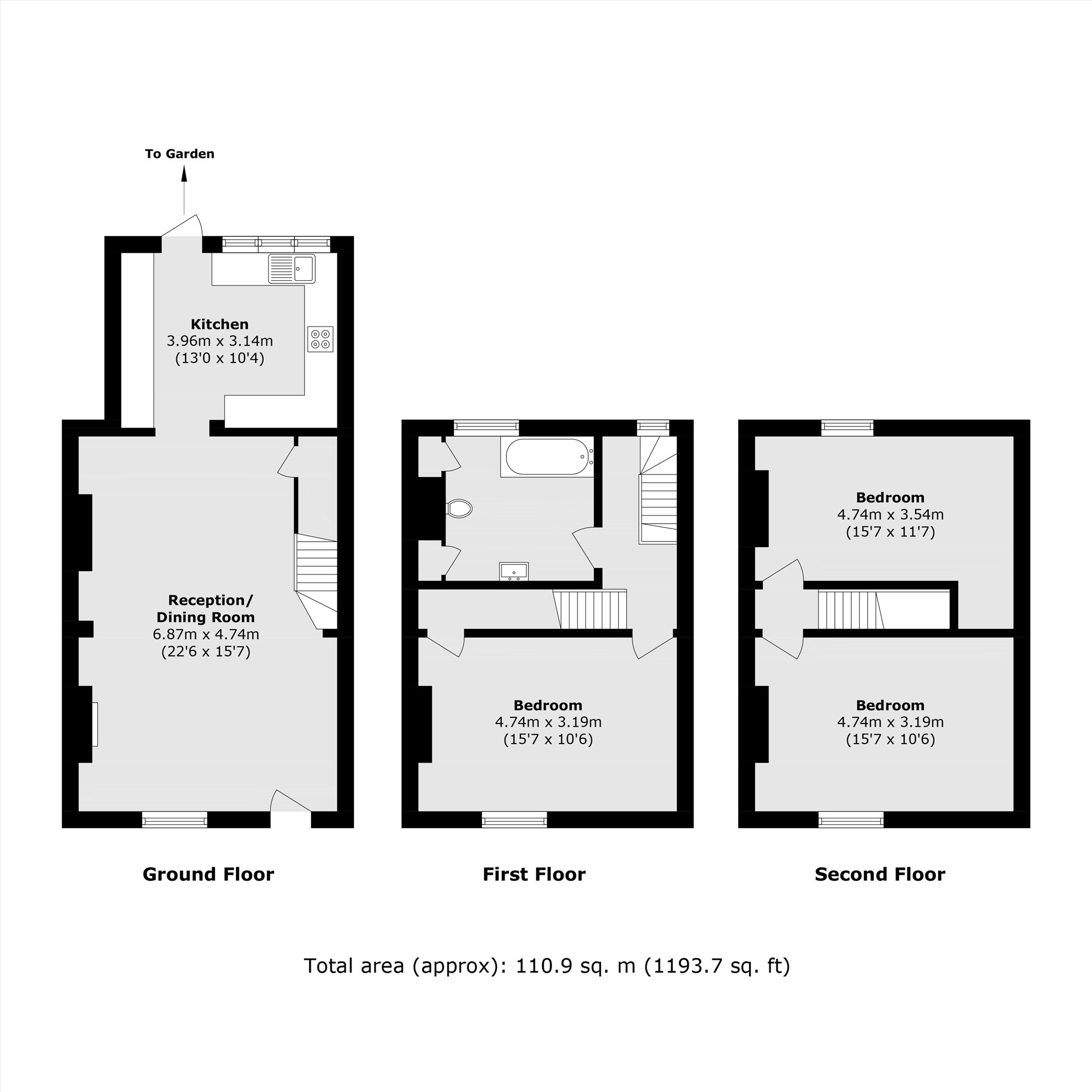12, Lizban Street, London floorplan