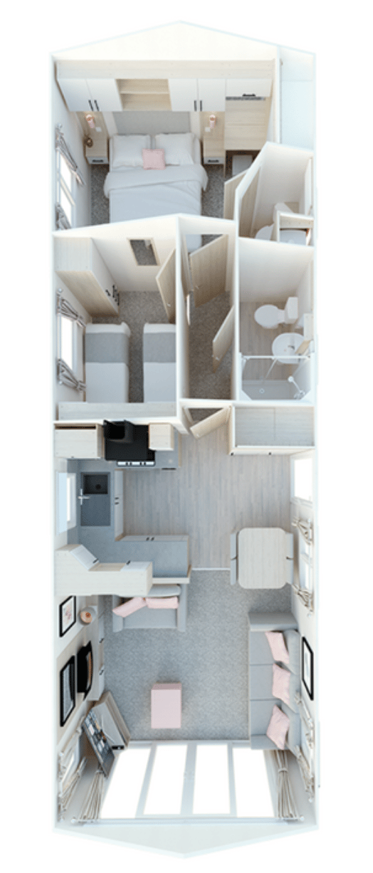 The Oaks Holiday Park 2025 (Willerby Manor), The Oaks Holiday Park, Chapel Road, Ipswich floorplan