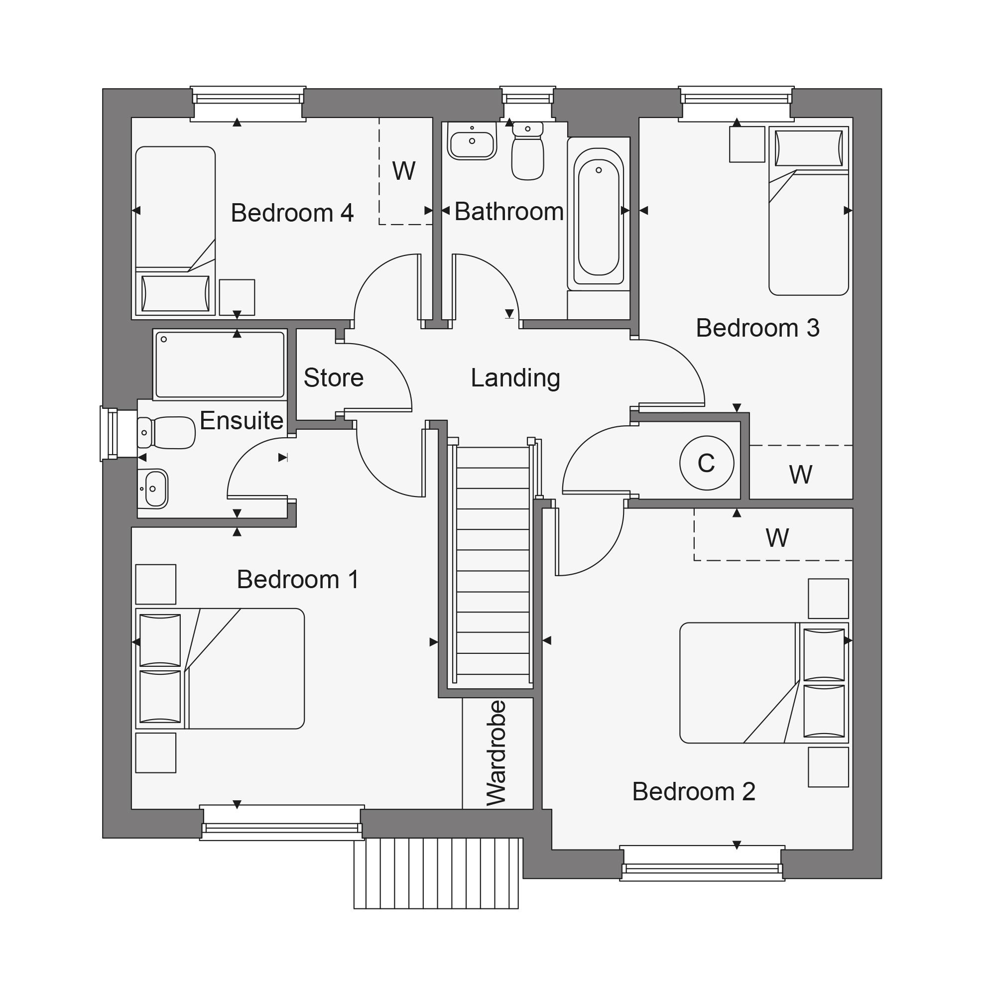the_goodwood_home_18, Bull Field, Parsonage Road,  Takeley  floorplan