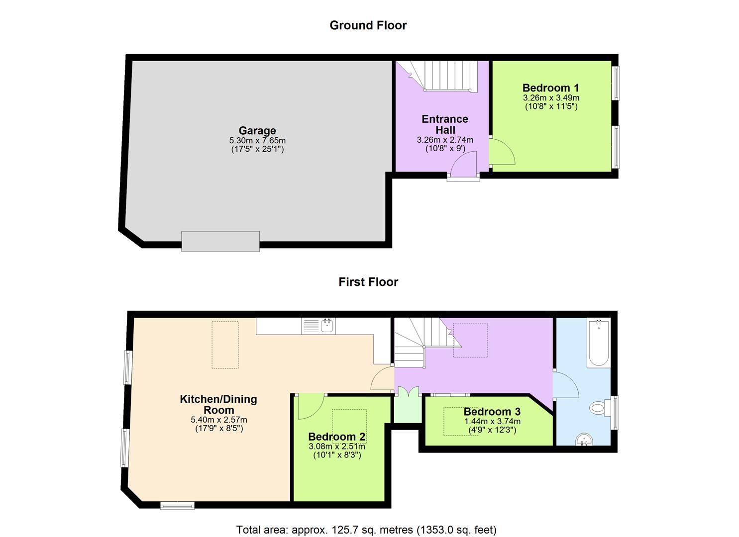 The Villa, Hereford floorplan