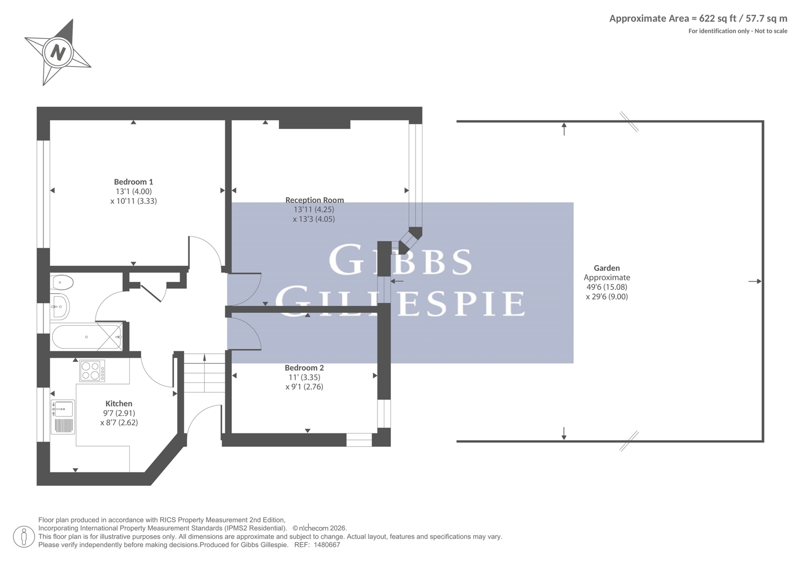 105, Shaftesbury Avenue, Harrow floorplan
