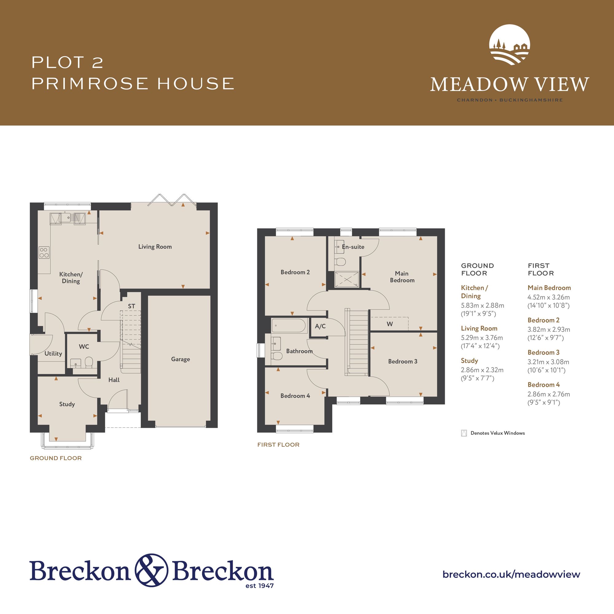 P2 Meadow View, Charndon floorplan