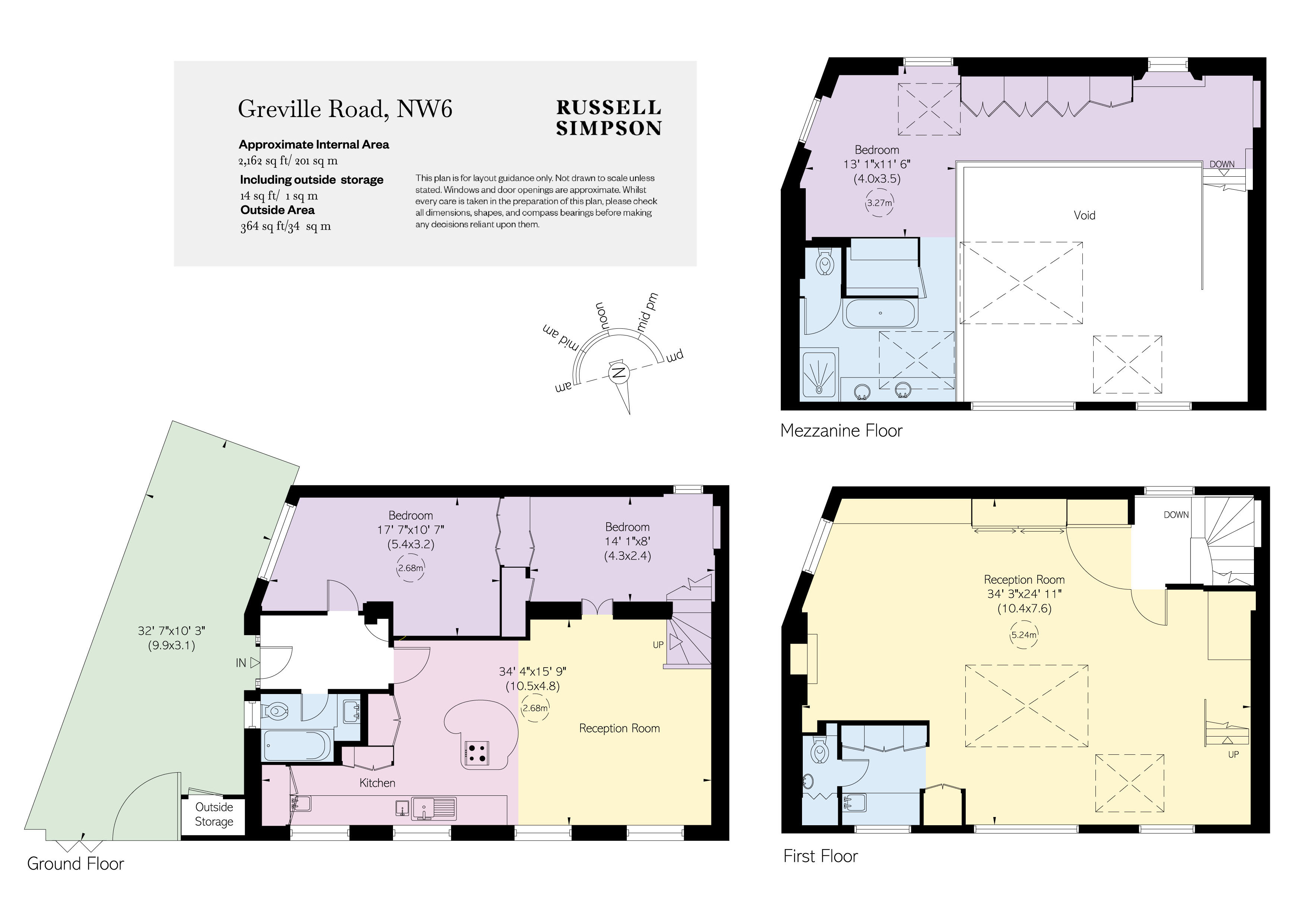 26a, Greville Road, London floorplan