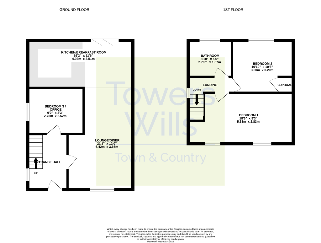 49, Lakefields, Yeovil floorplan