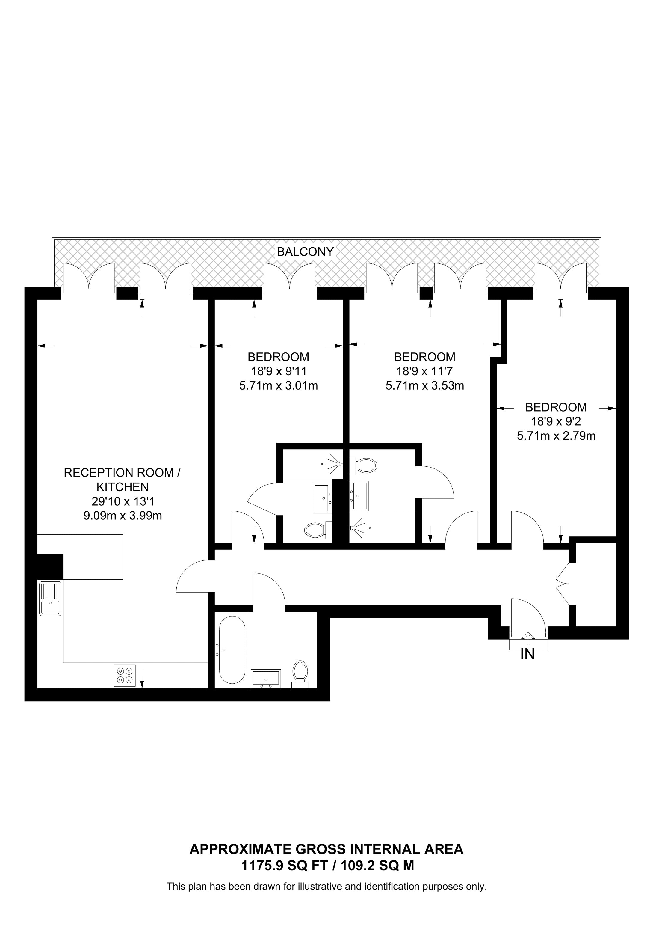 Regent Canalside, Camden floorplan