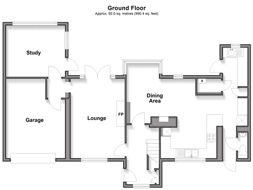 Green Curve, Banstead floorplan