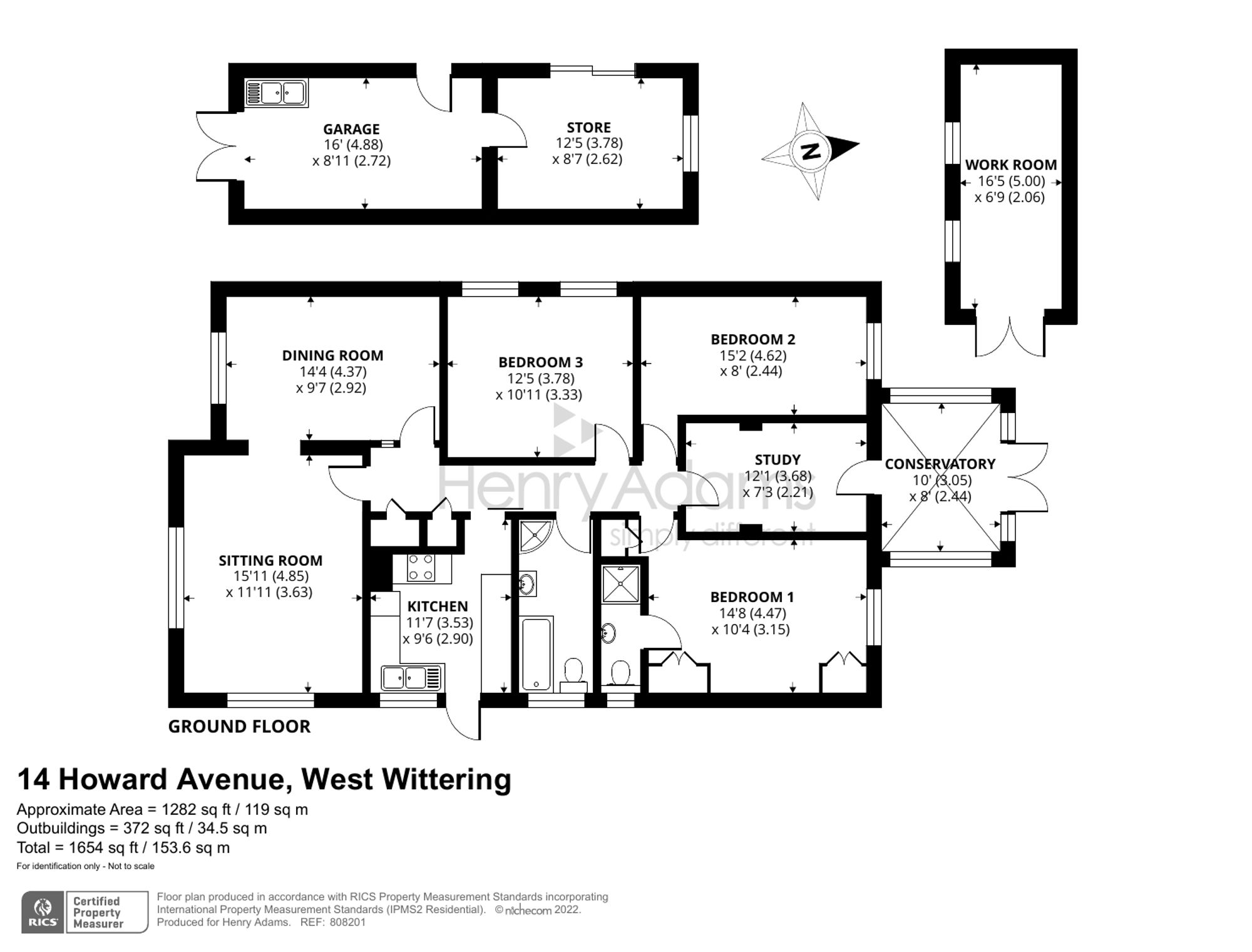 14 Howard Avenue, Chichester floorplan