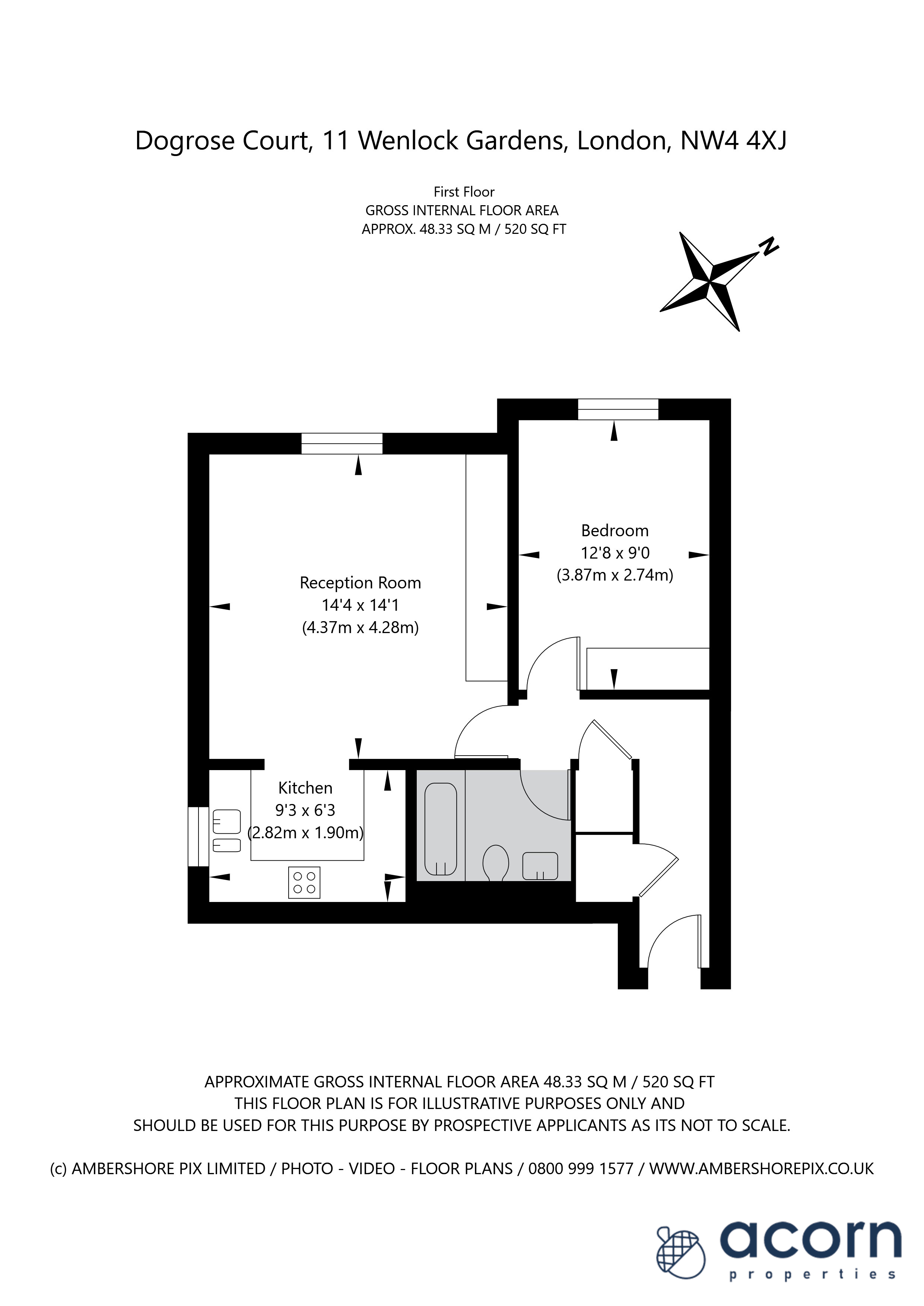 6, Dogrose Court, Hendon floorplan