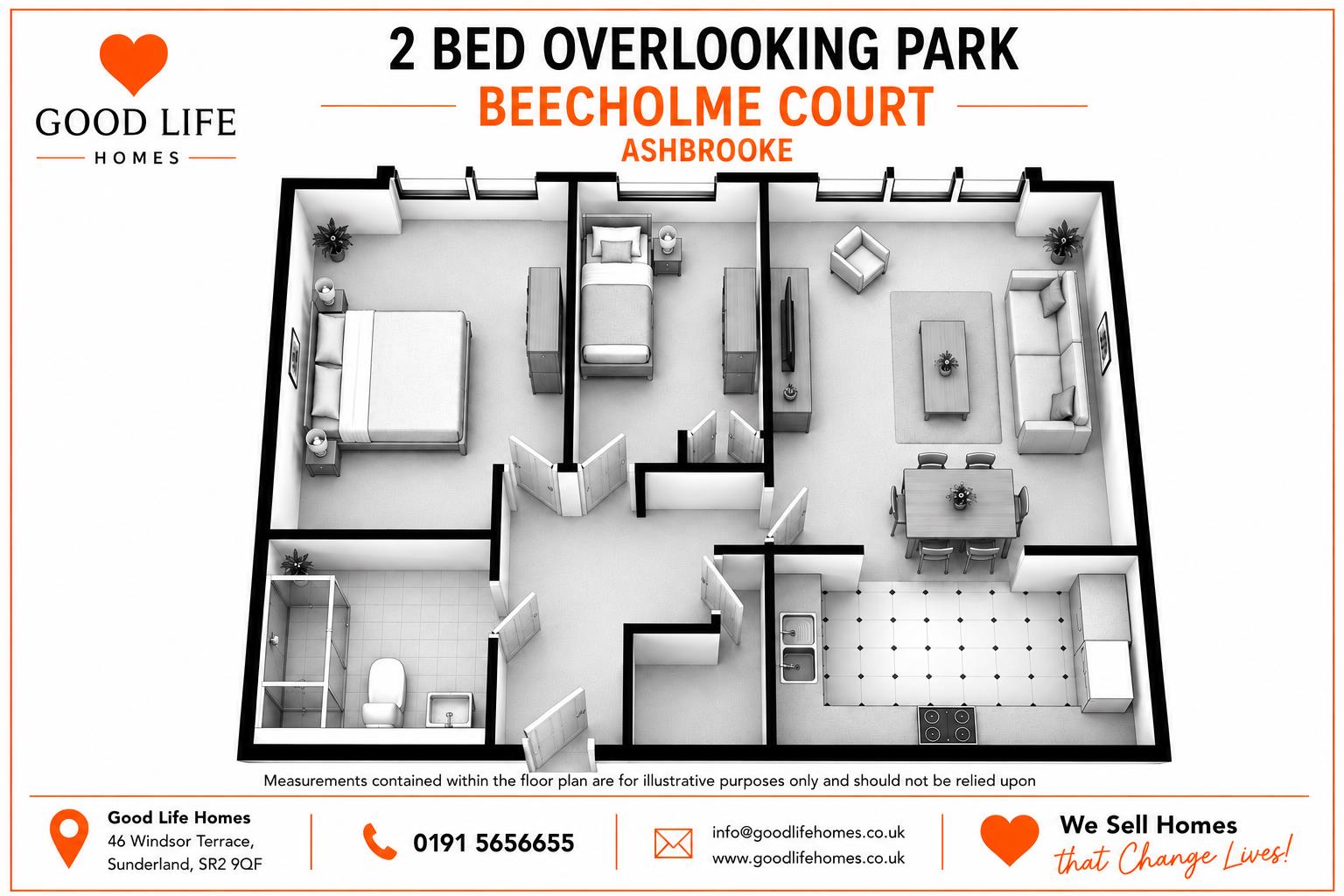 51, Beecholm Court, Sunderland floorplan