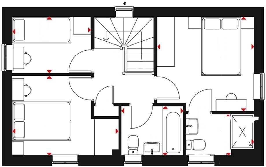 1 Owen Place, Lydney floorplan