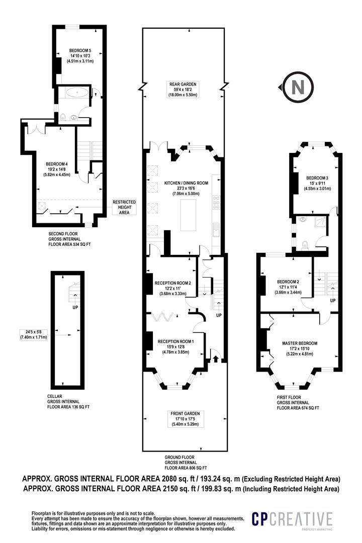 43, Beauval Road, London floorplan