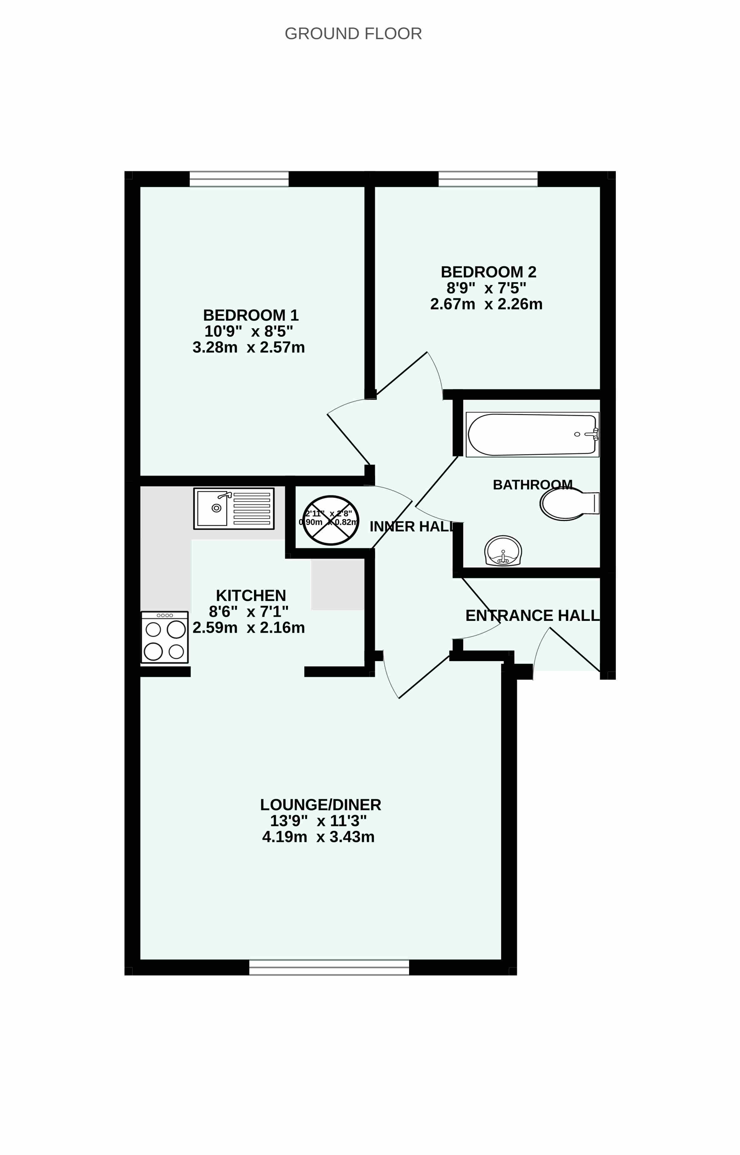 Penlee Close, Cornwall floorplan