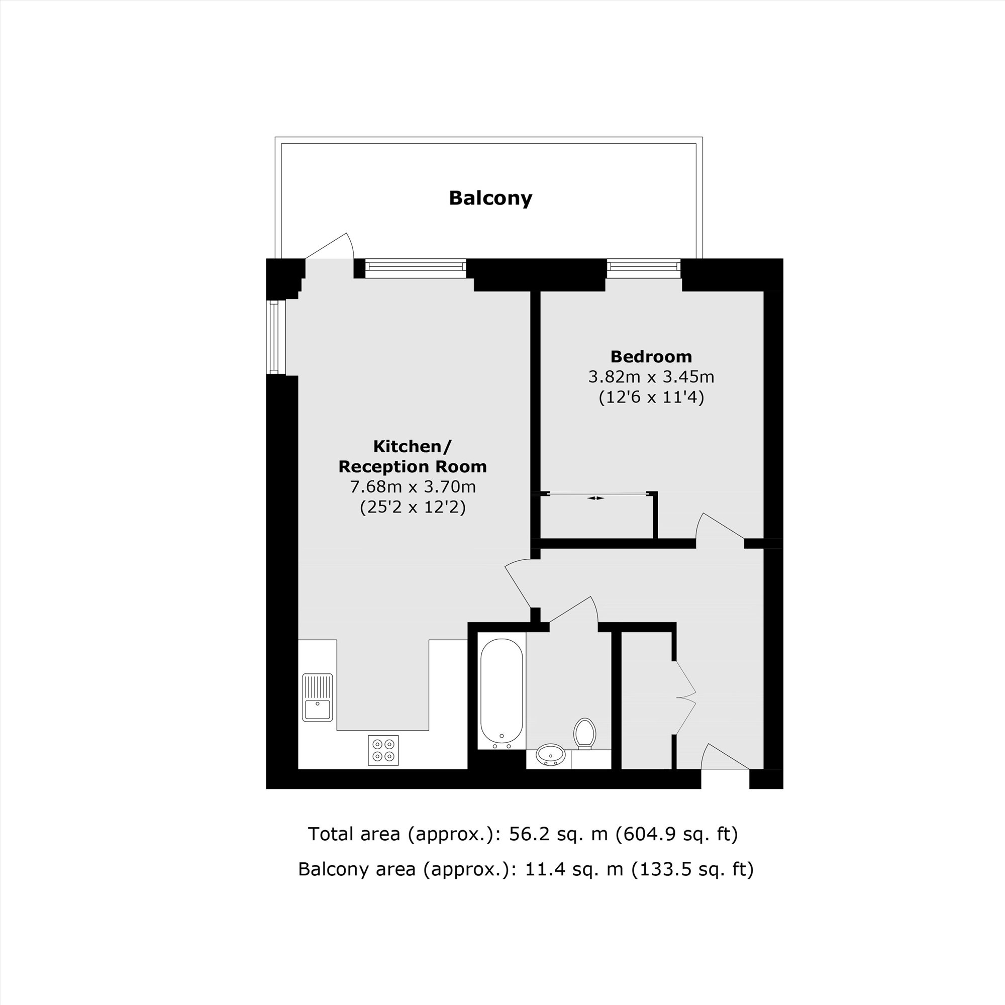 Flat 32 Isambard Court, Paddlers Avenue, Brentford floorplan