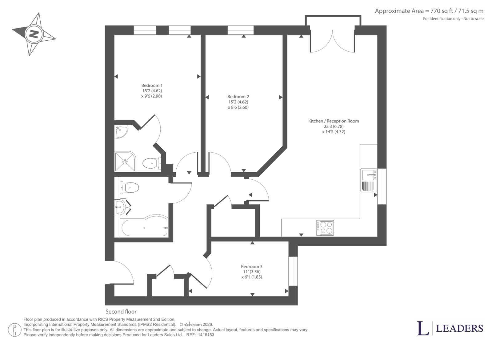 Apartment 18, Gilbert House, 2, Elmira Way, Greater Manchester floorplan
