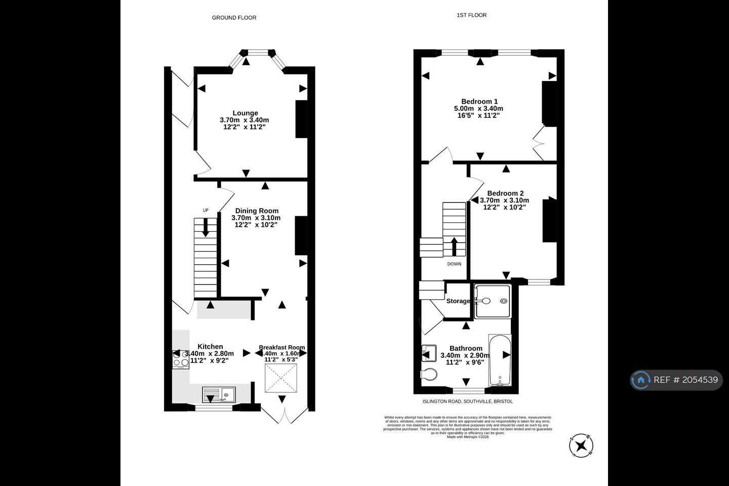 Islington Road, Southville Bristol, Bristol floorplan