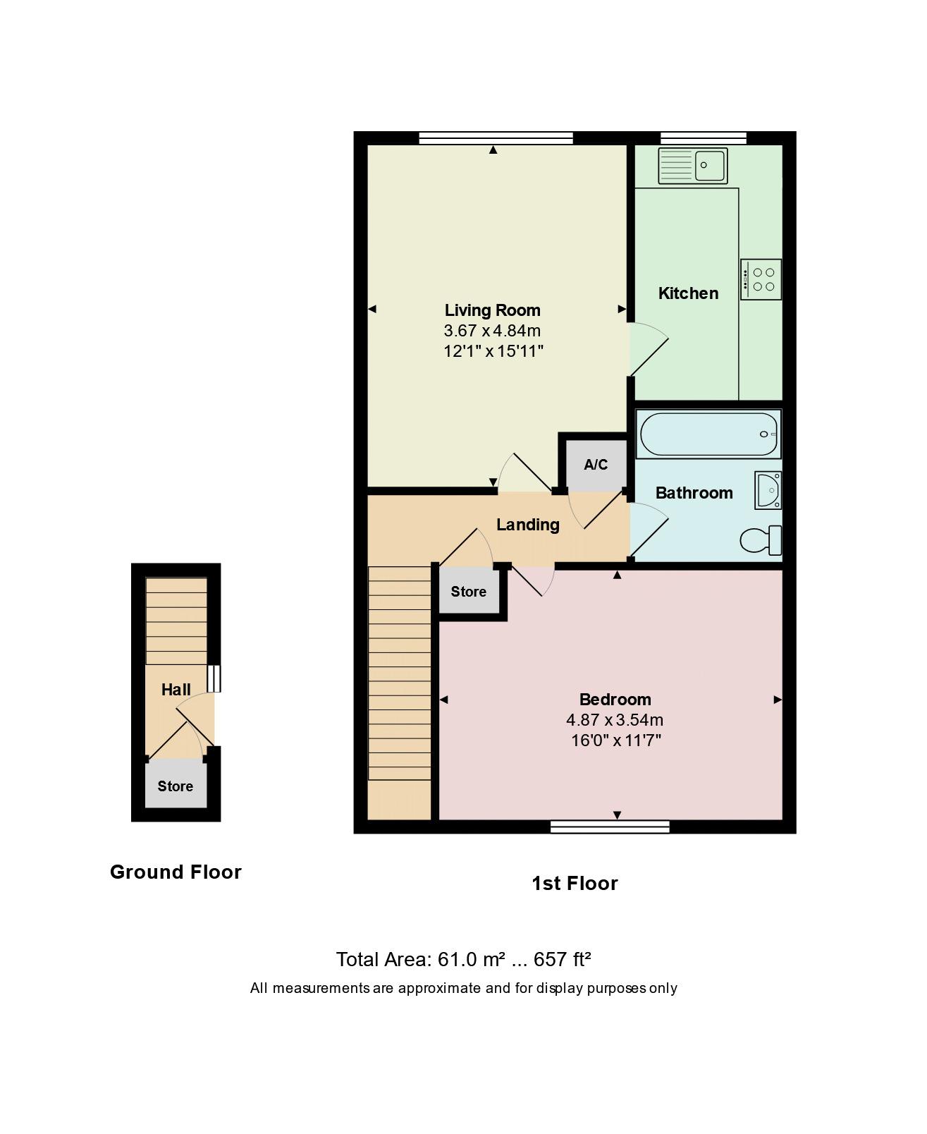 Erica Drive, Corfe Mullen BH21, 1 bedroom flat for sale 65438195