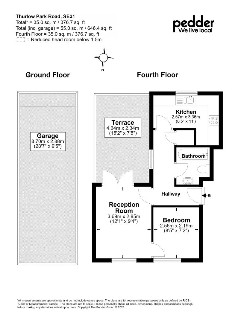 Thurlow Park Road, London floorplan