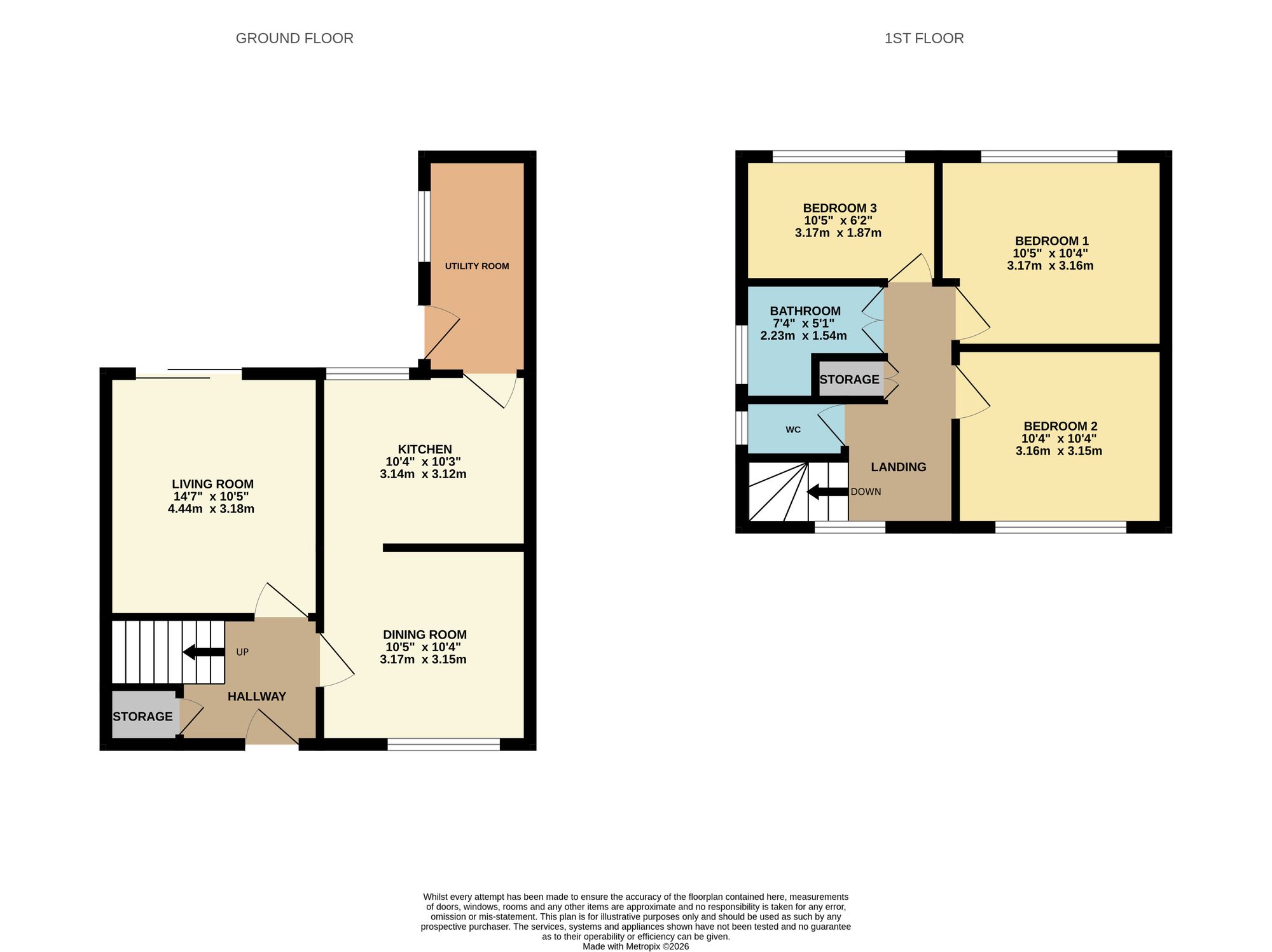 44 Hawthorn Drive, Newark floorplan