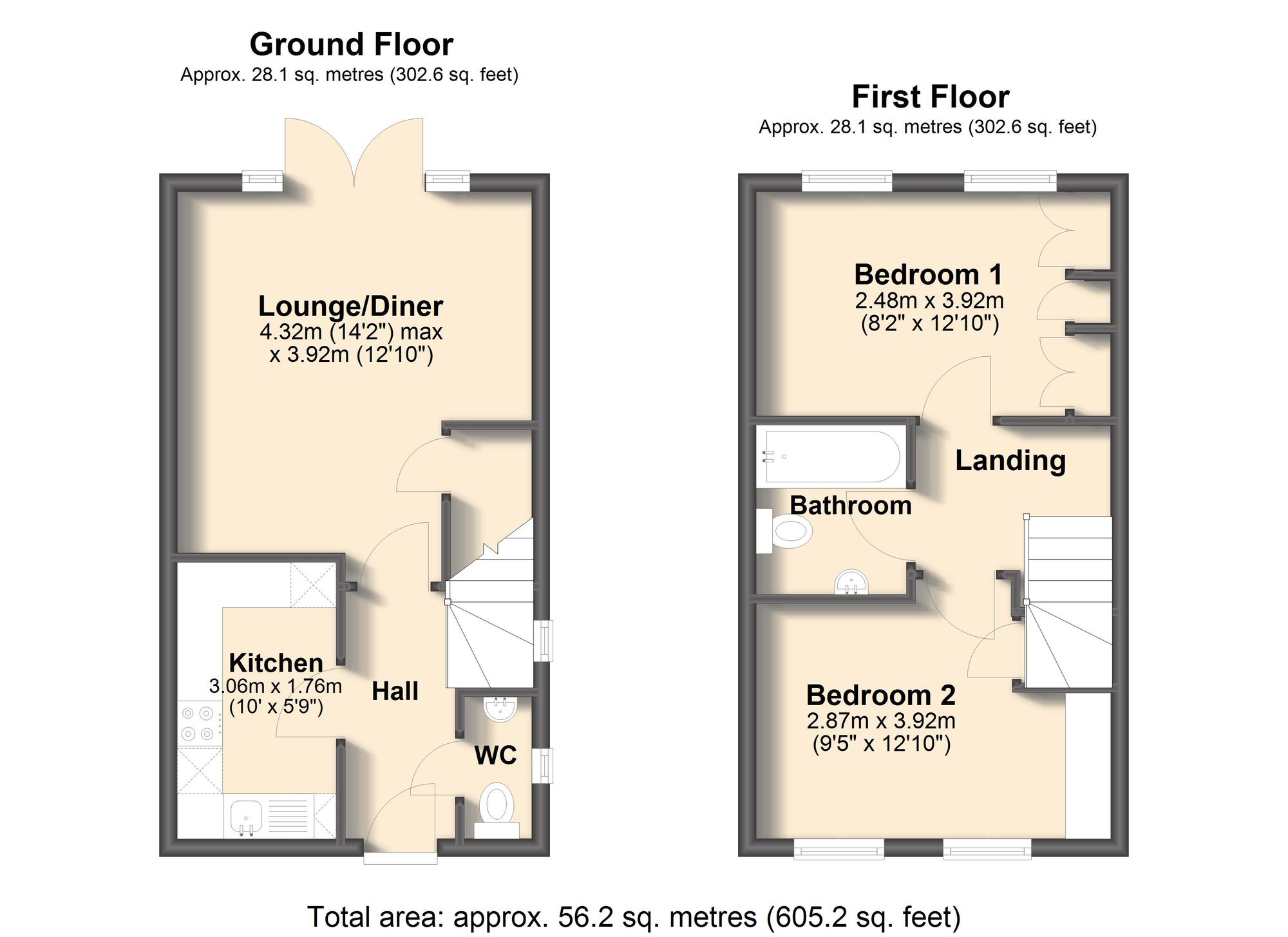 49 Elizabeth Rise, Chesterfield floorplan