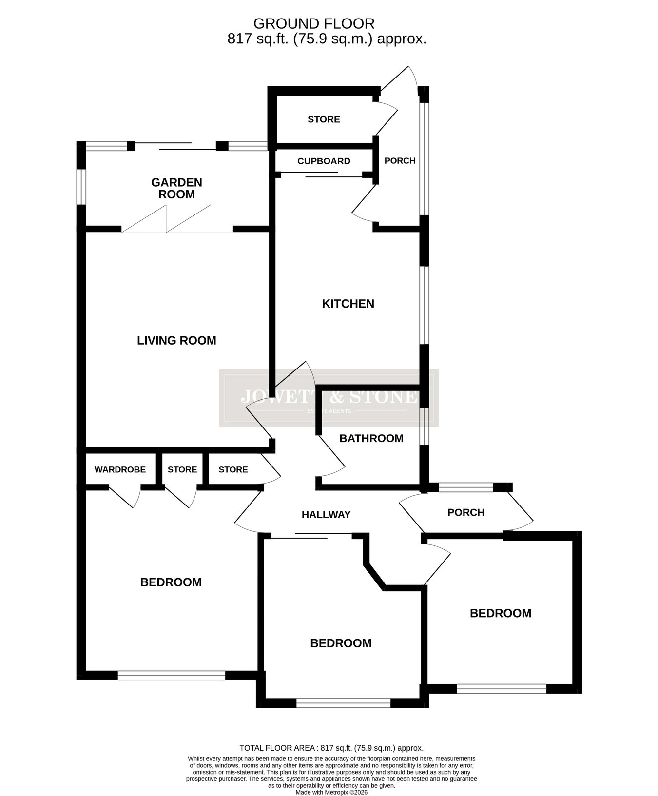 25, Princess Street, Leicester floorplan