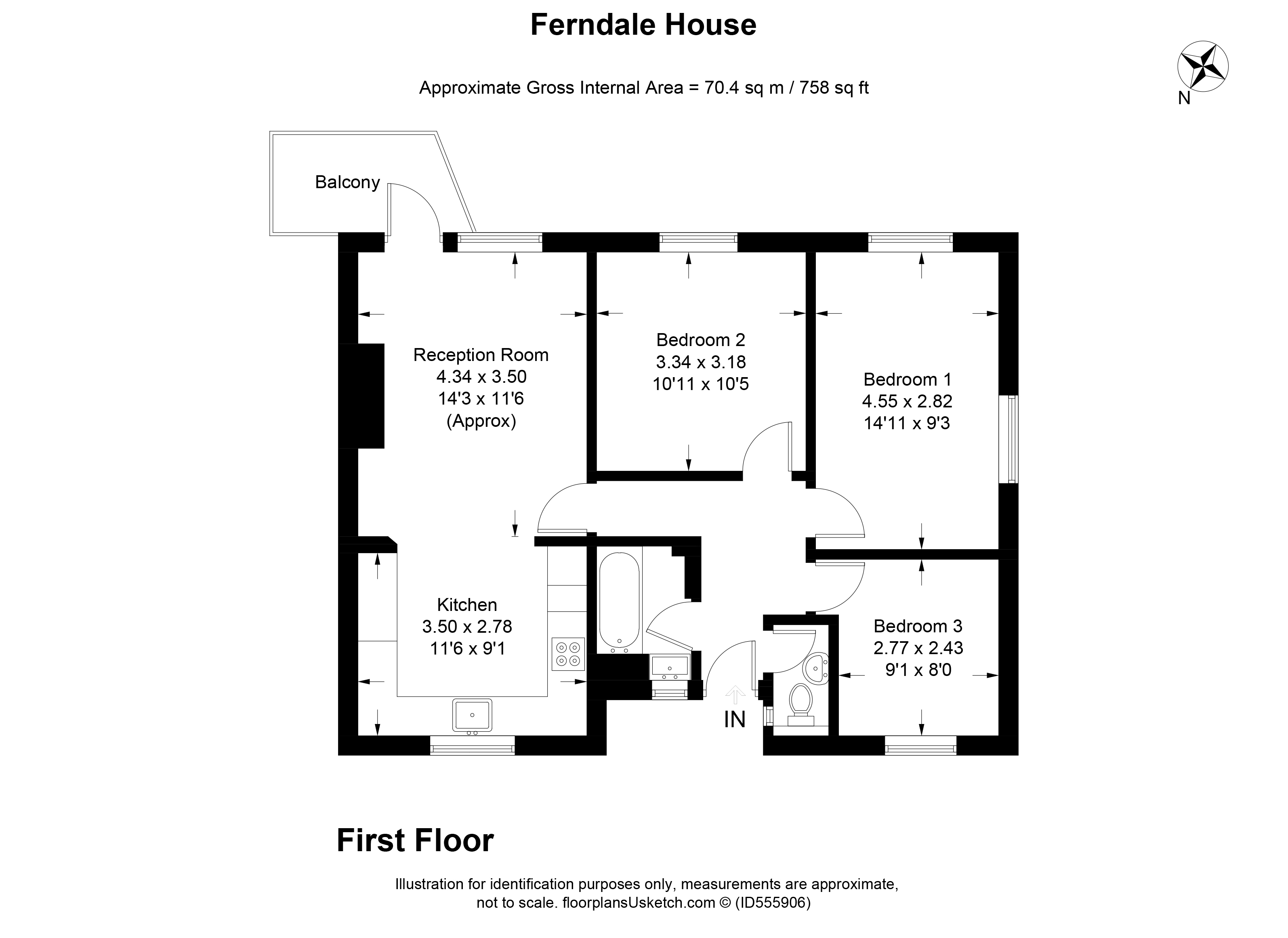 3 Bedrooms Flat for sale in Manor Road, London N16