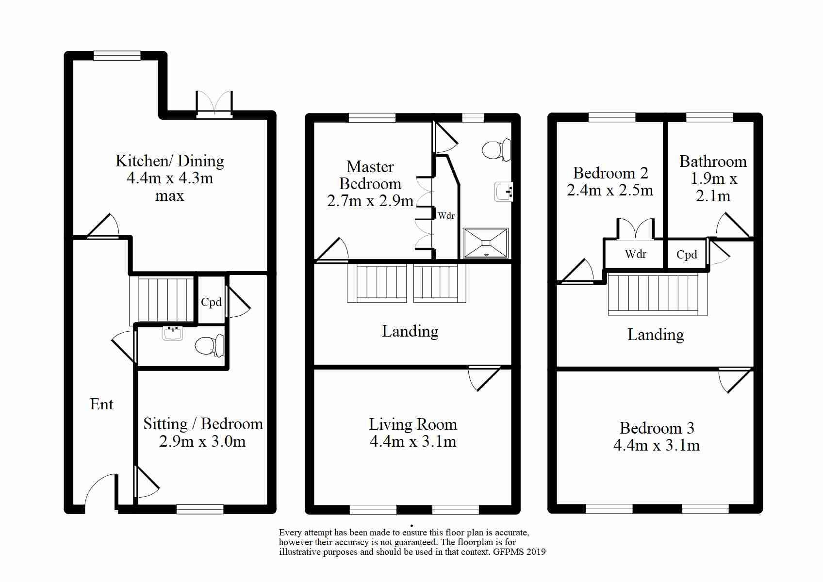 3 Bedrooms Terraced house for sale in Bewick Drive, Eldwick, Bingley BD16