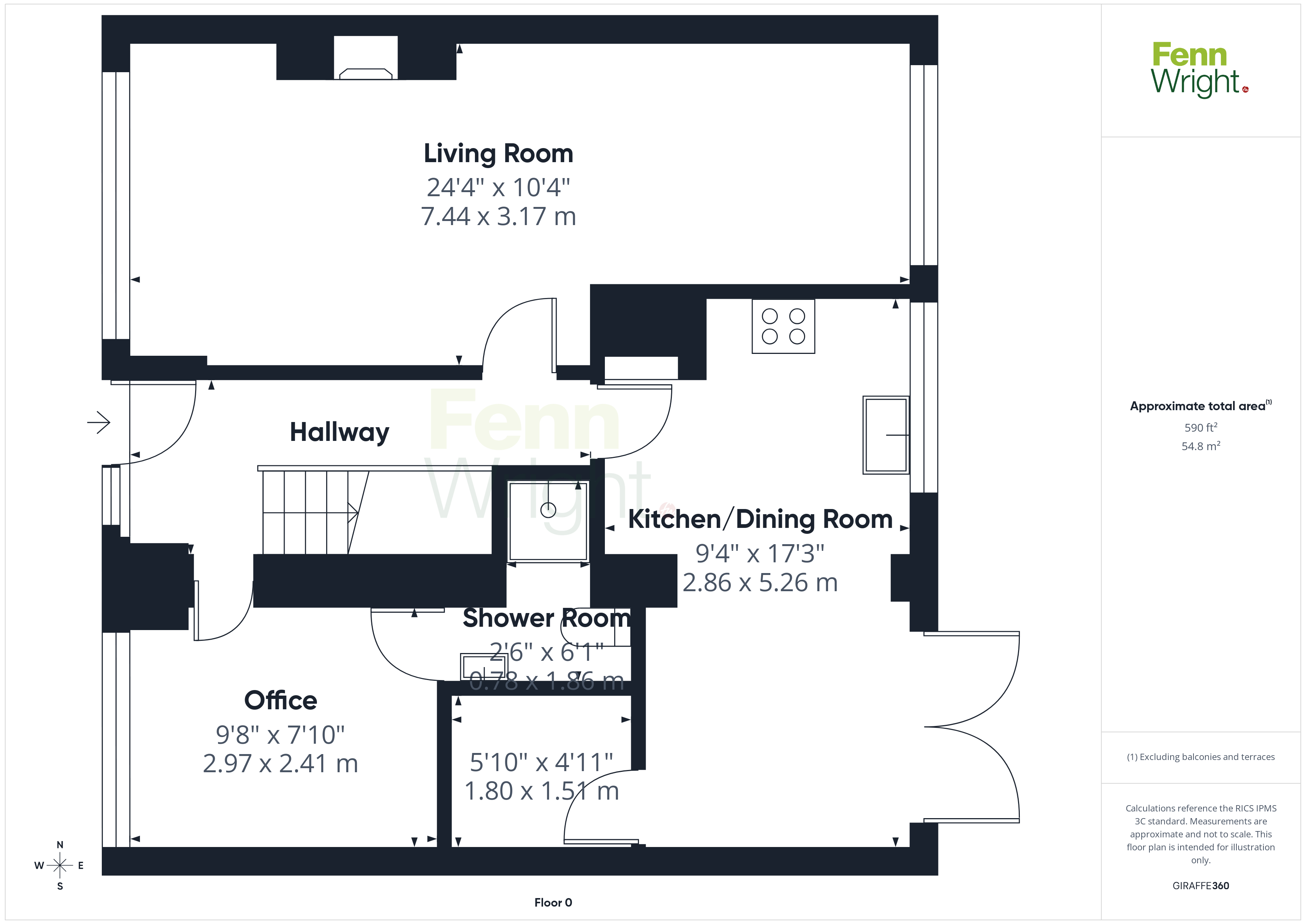 42, Straight Road, Lexden floorplan