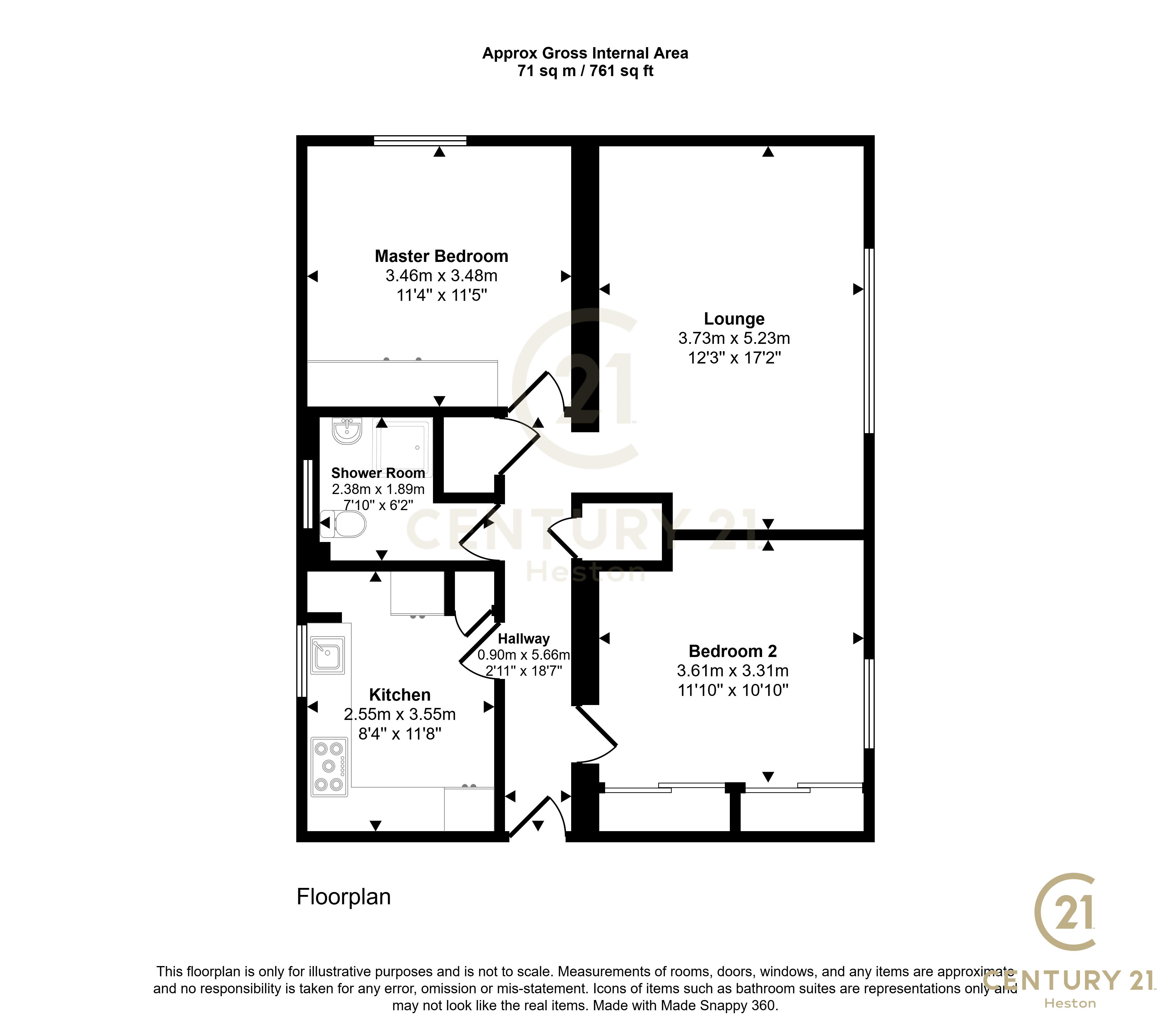 38, Convent Way, SOUTHALL floorplan