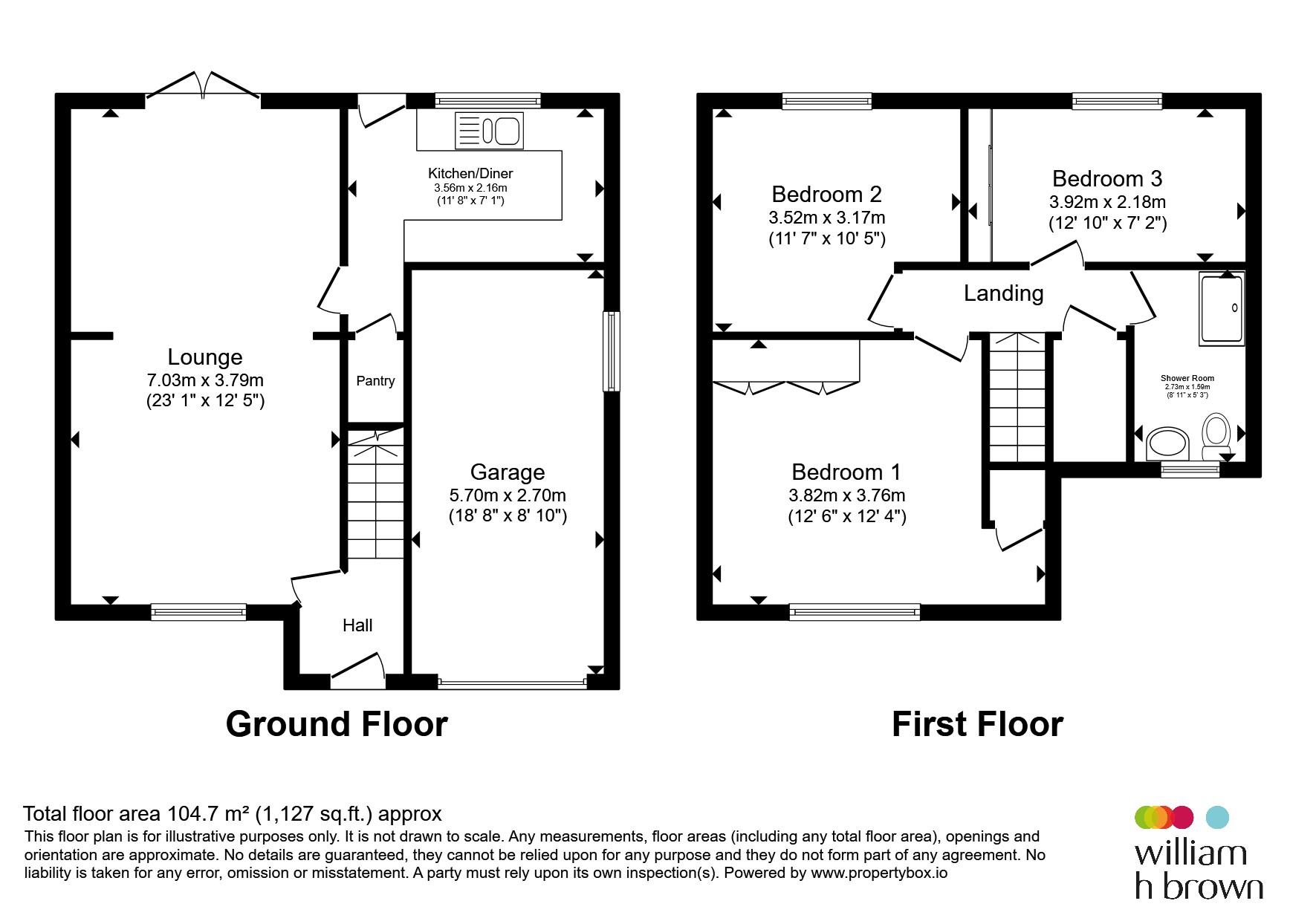 11, Chevet Rise, Barnsley floorplan