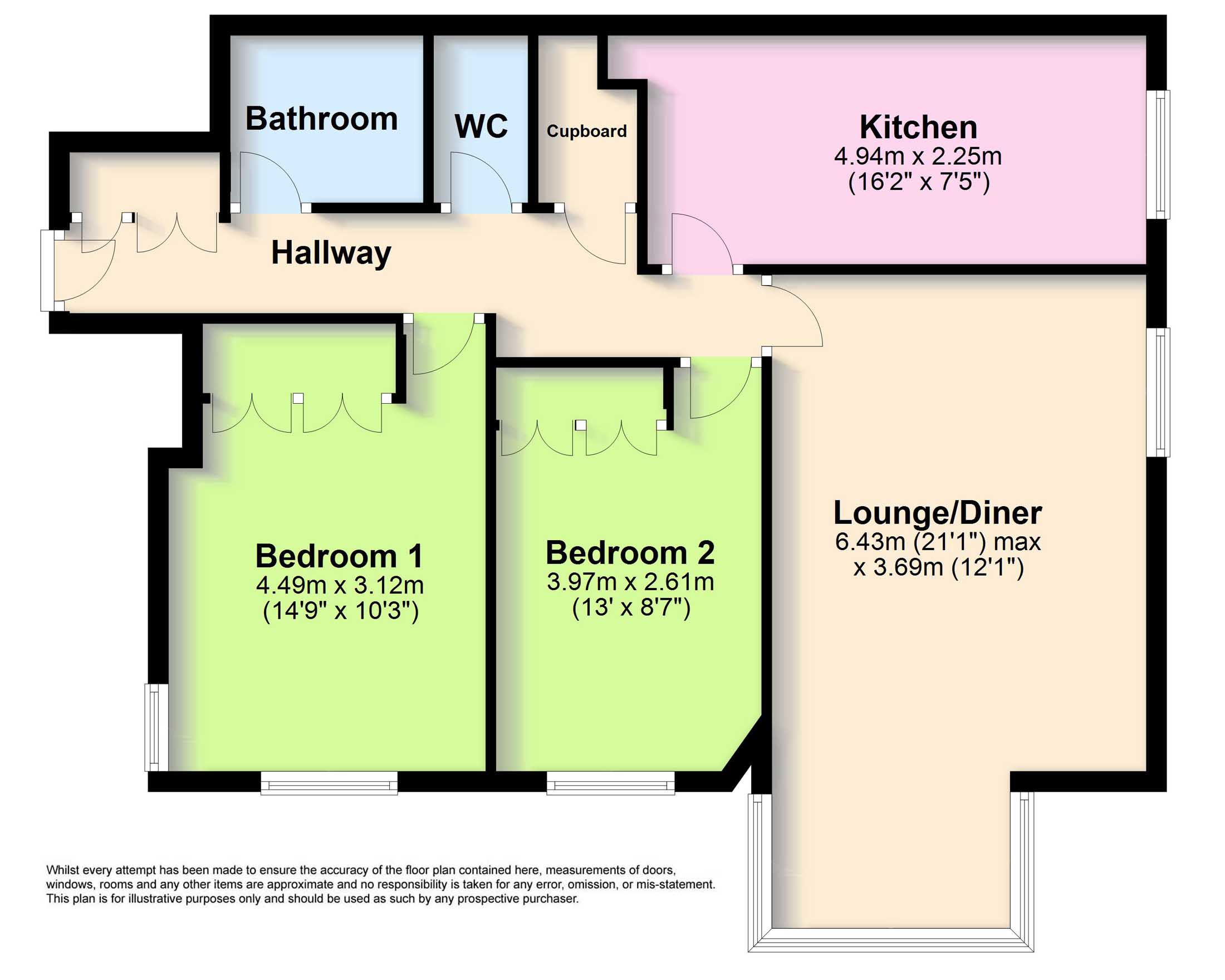 West Parade, Worthing, West Sussex BN11, 2 bedroom flat for sale