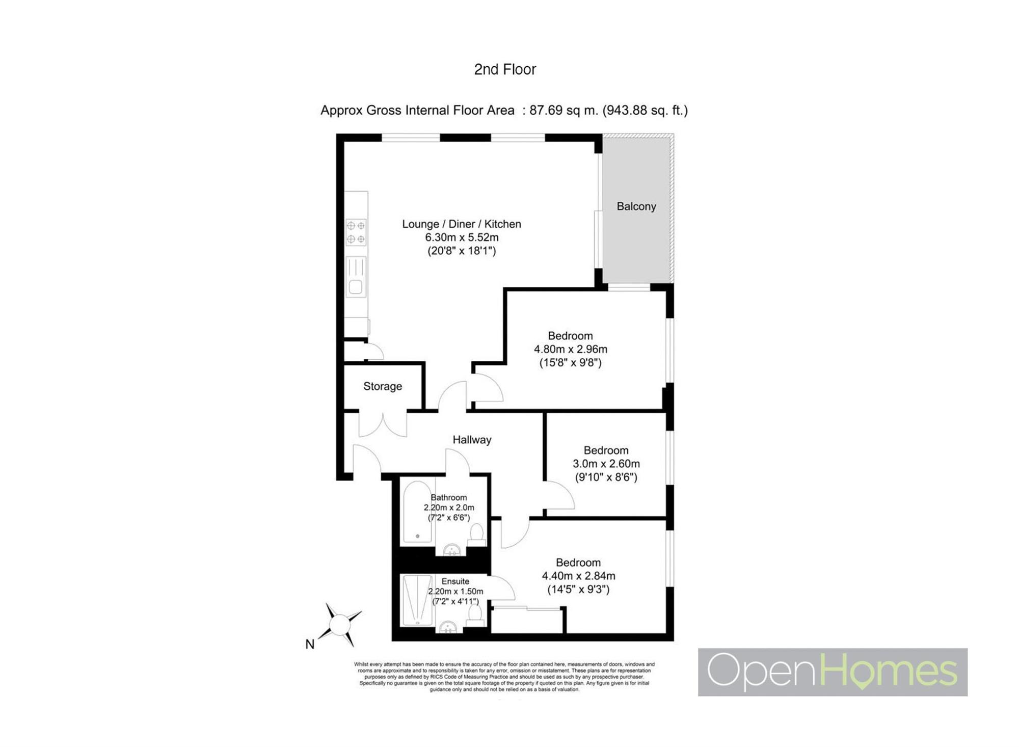 Pandorea House, Colindale floorplan