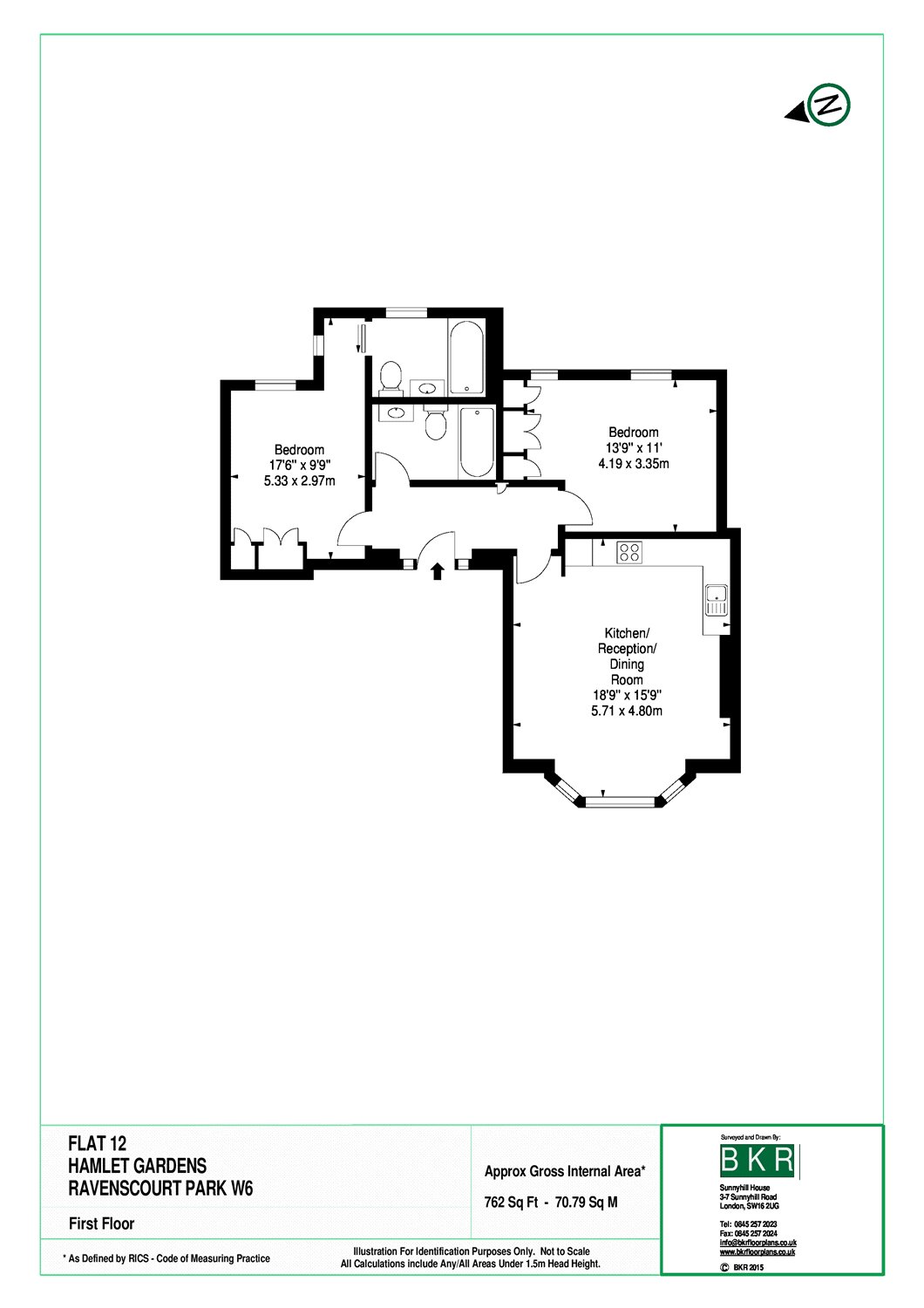2 Bedrooms Flat to rent in Ravenscourt Park, London W6