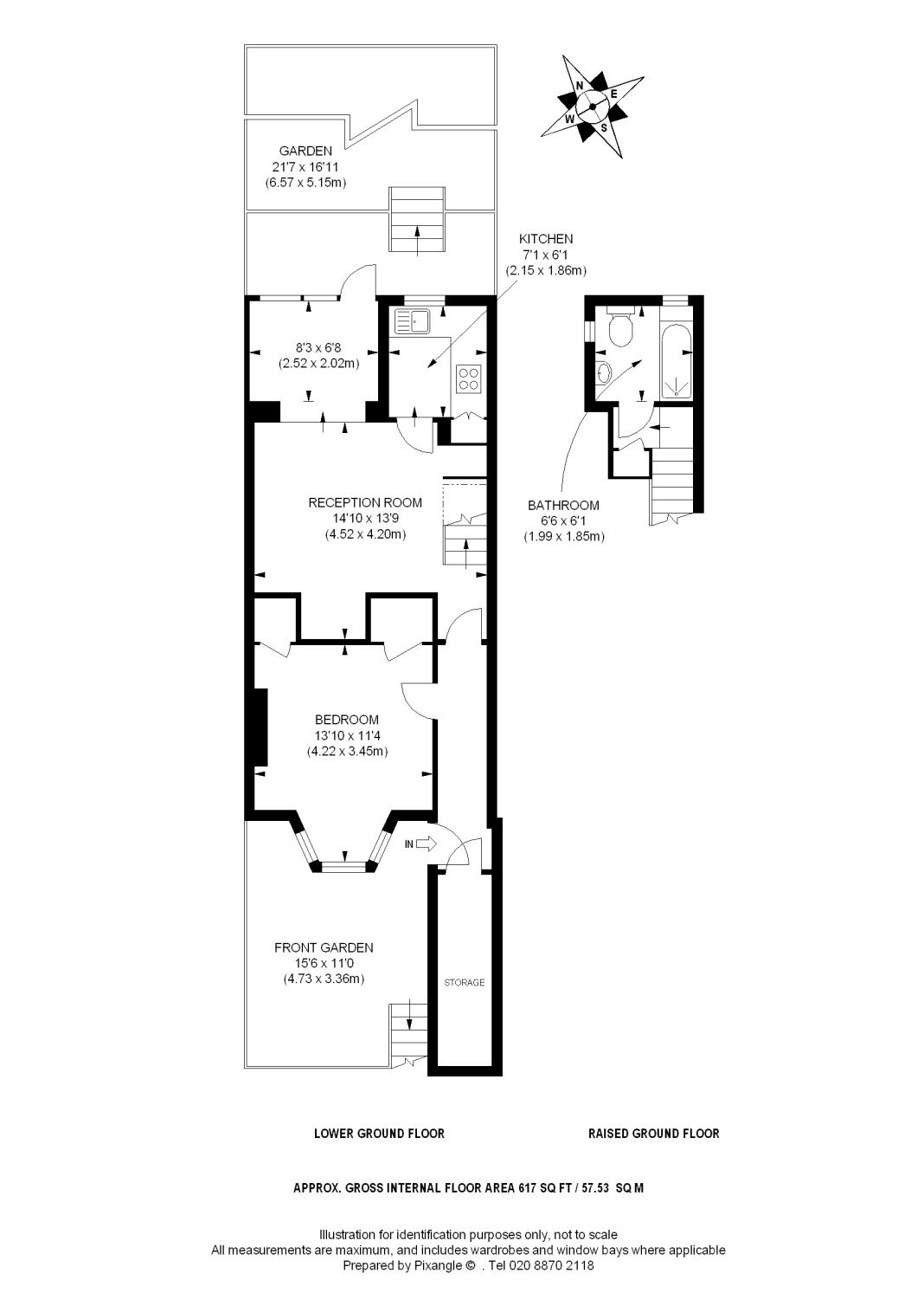 1 Bedrooms Flat to rent in Garratt Lane, Tooting, London SW17