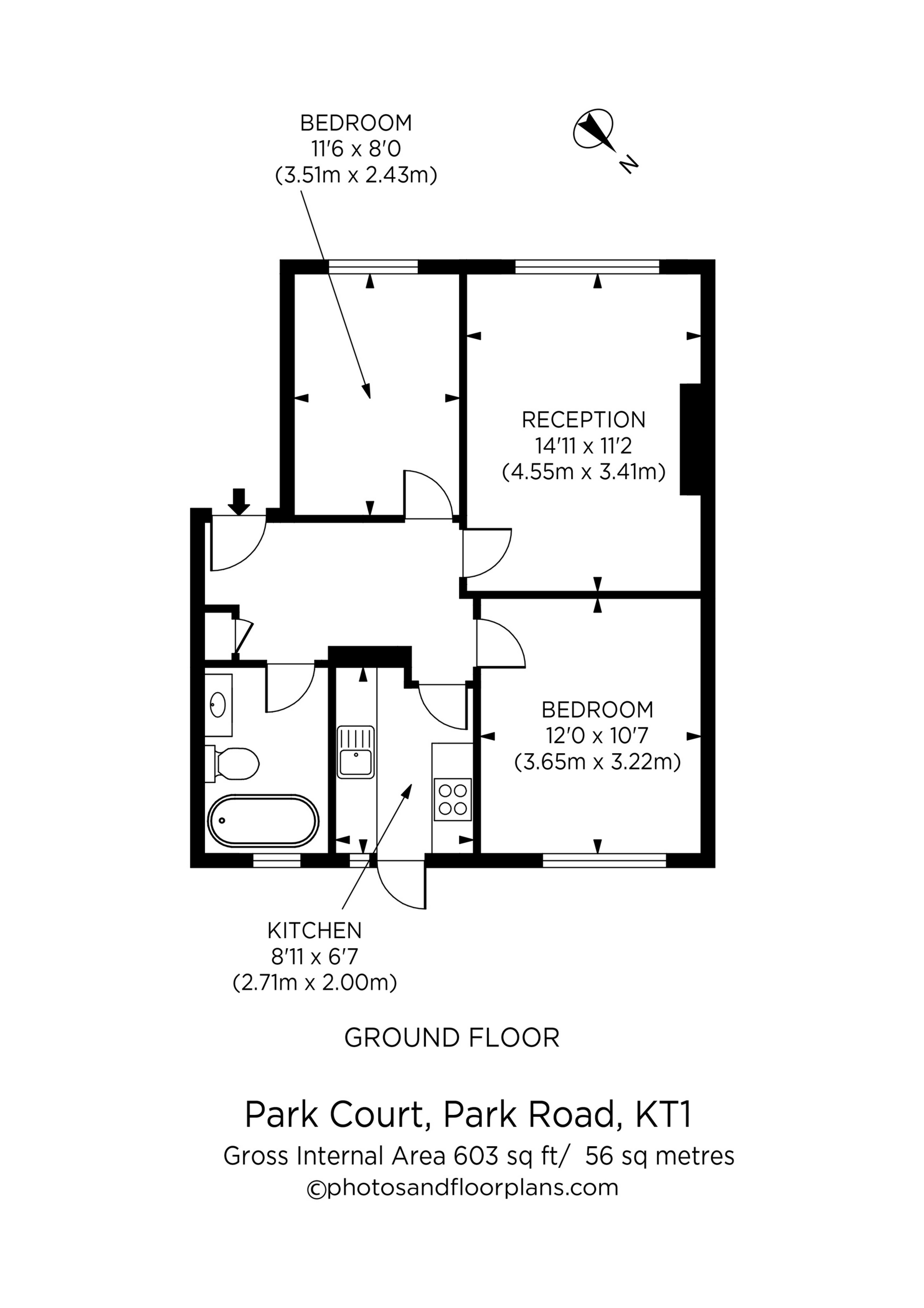 Park Road, Kingston Upon Thames floorplan