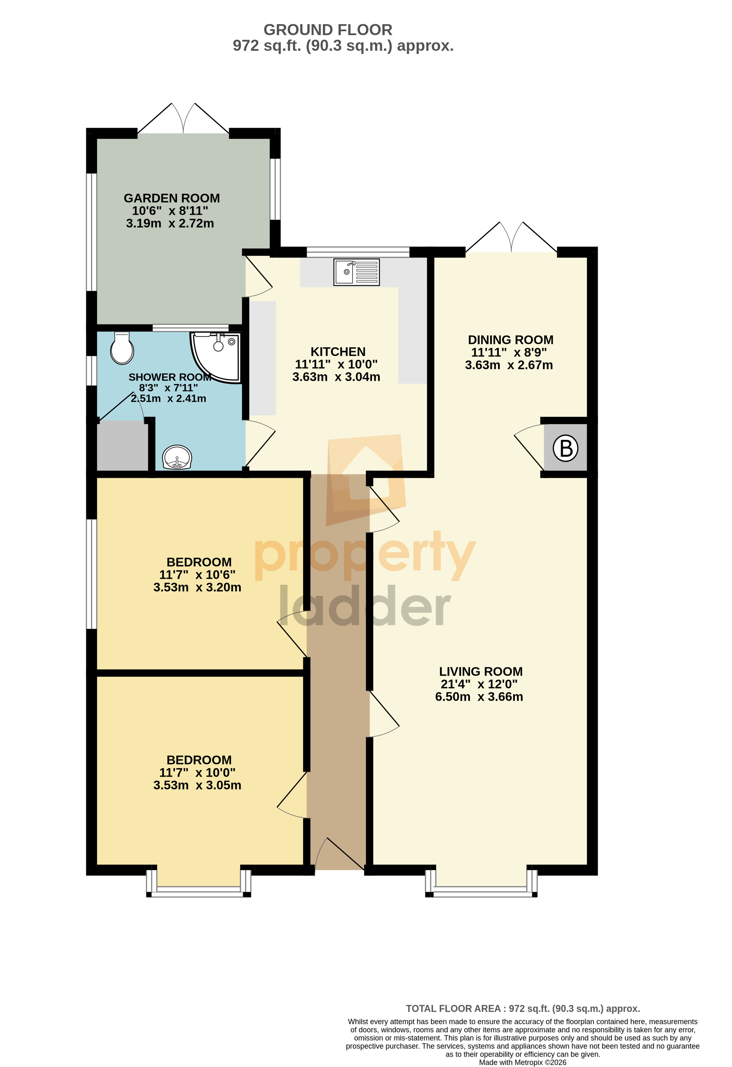 4, Rosetta Road, Norwich floorplan