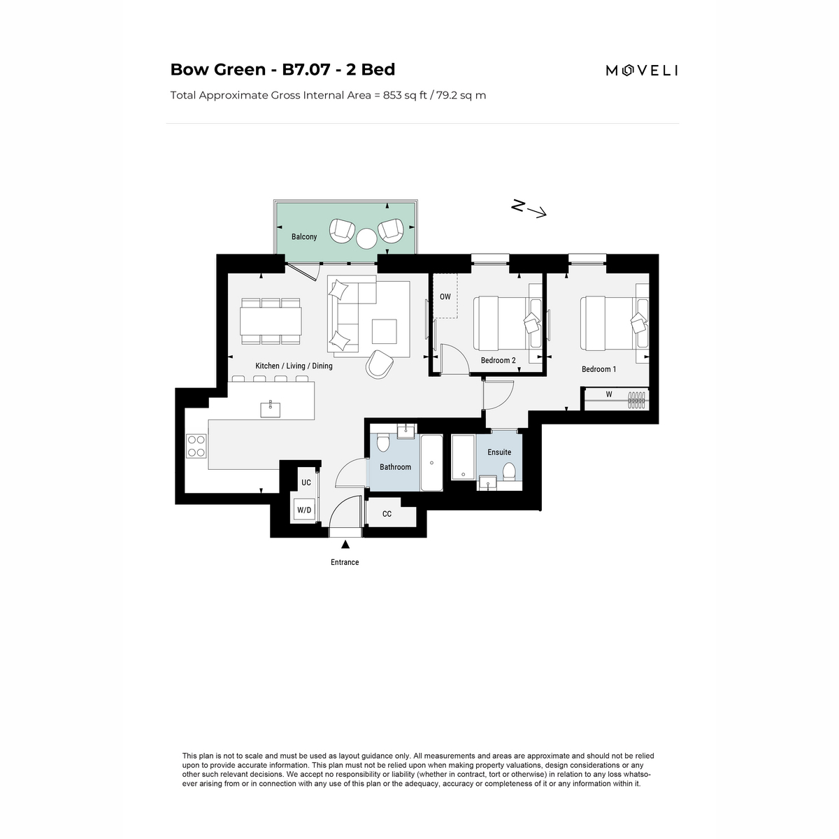 Flat Flat 12, 120, Bow Common Lane, London floorplan