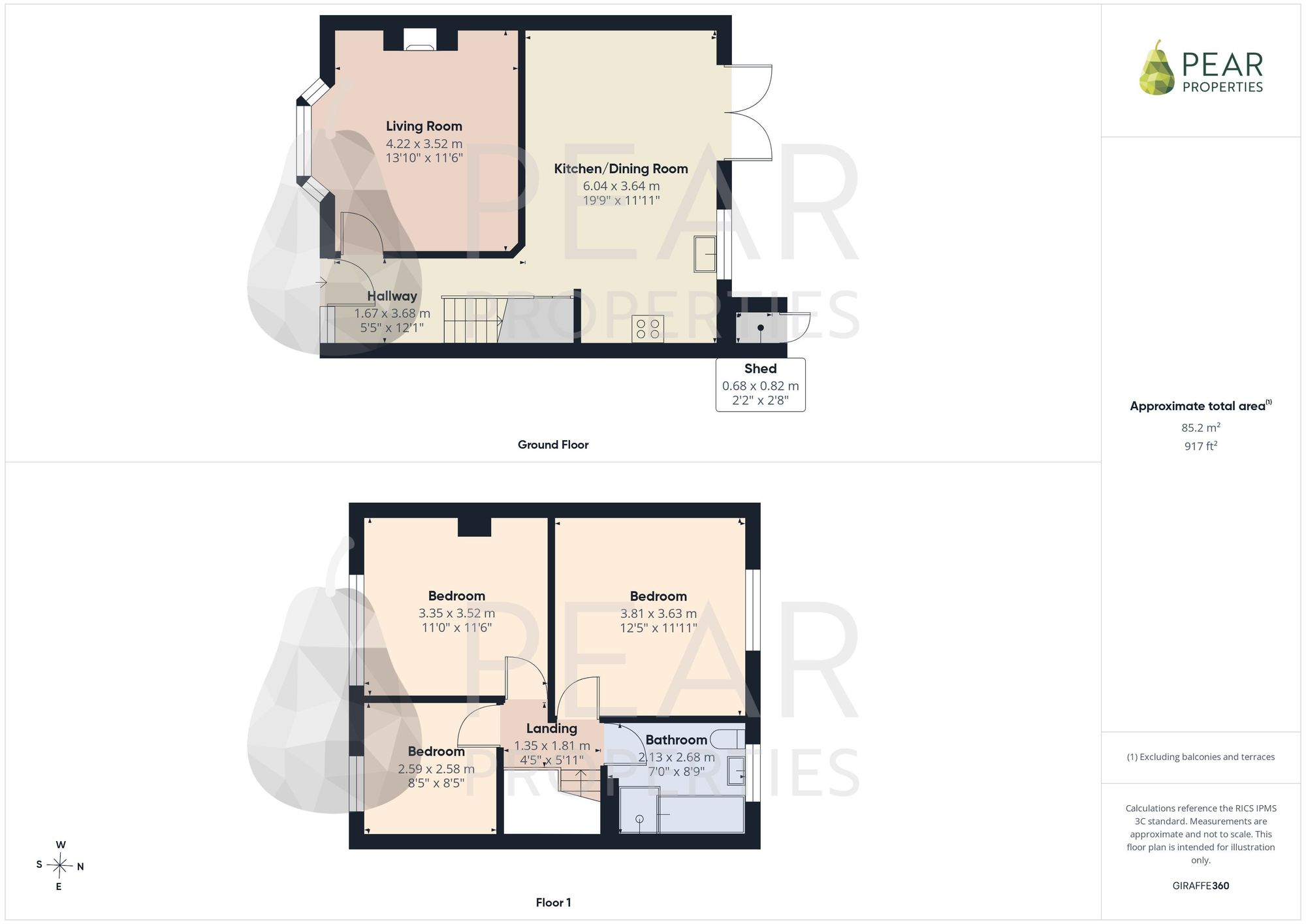95 Brougham Road, Worthing floorplan