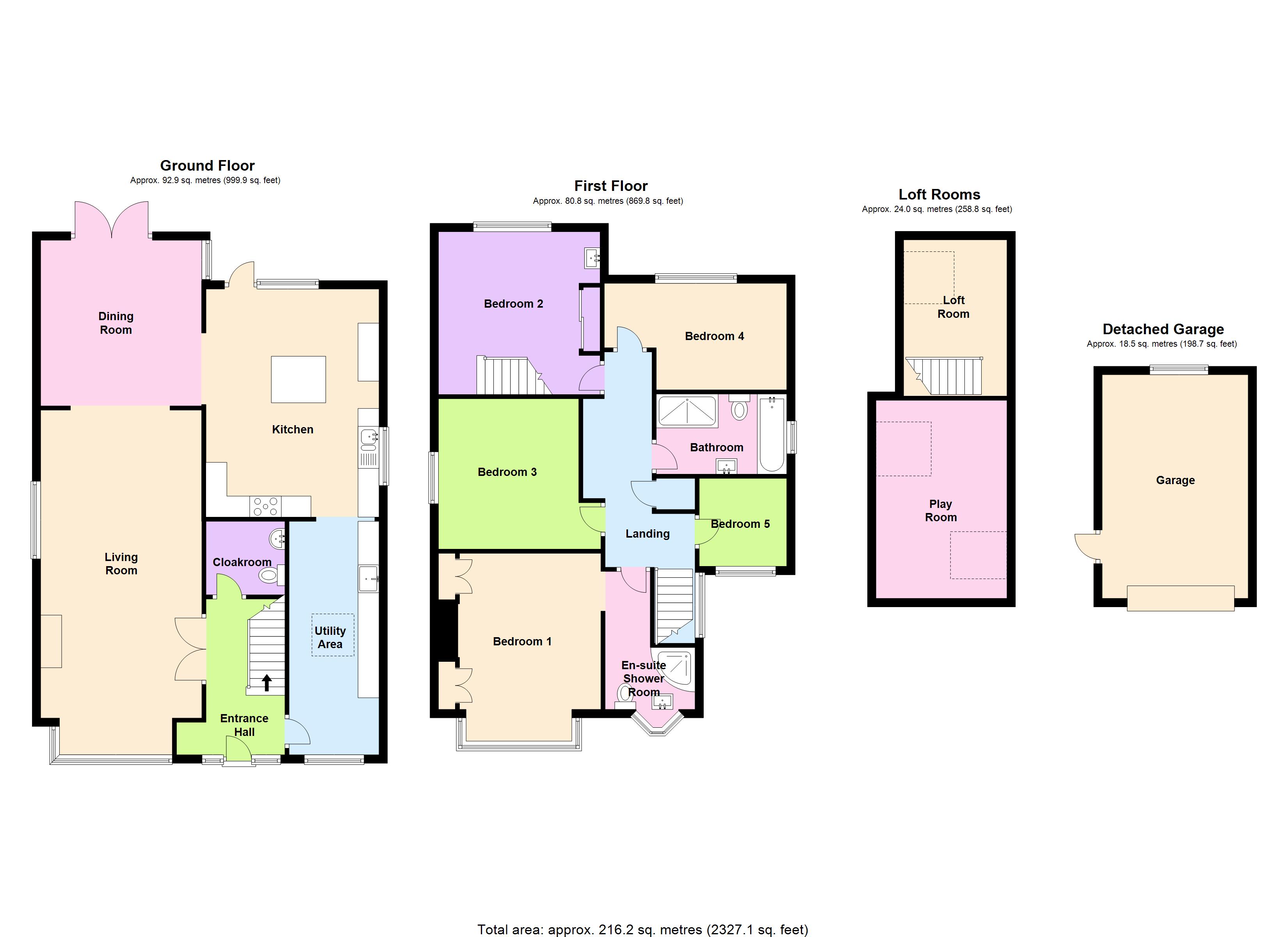 5 Bedrooms Detached house for sale in 23, Canterbury Road, Farnborough, Hampshire GU14