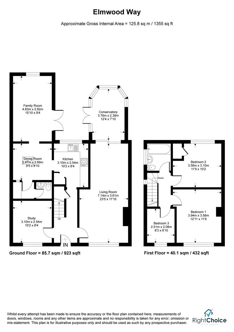 99, Elmwood Way, Basingstoke floorplan