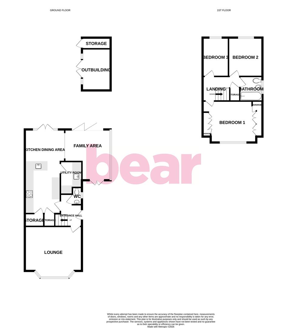 25, Oak Walk, Benfleet floorplan