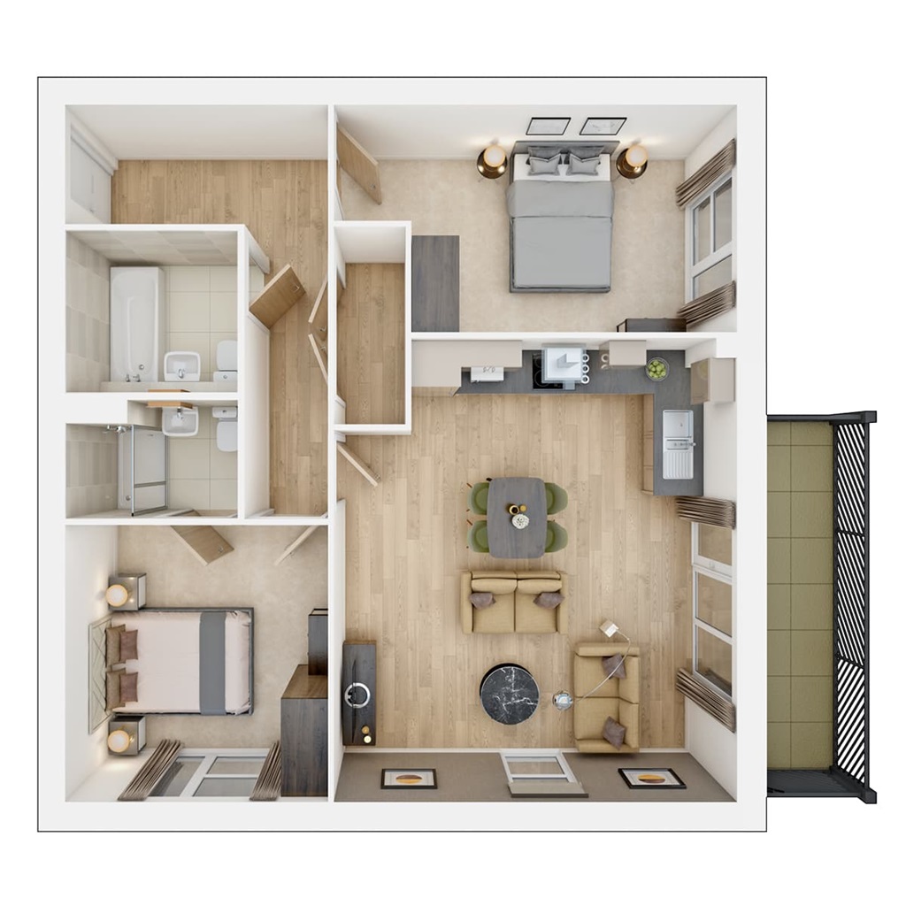 The Chestnut - Plot 46, Little Furze Place, Gosforth Lane, Watford floorplan
