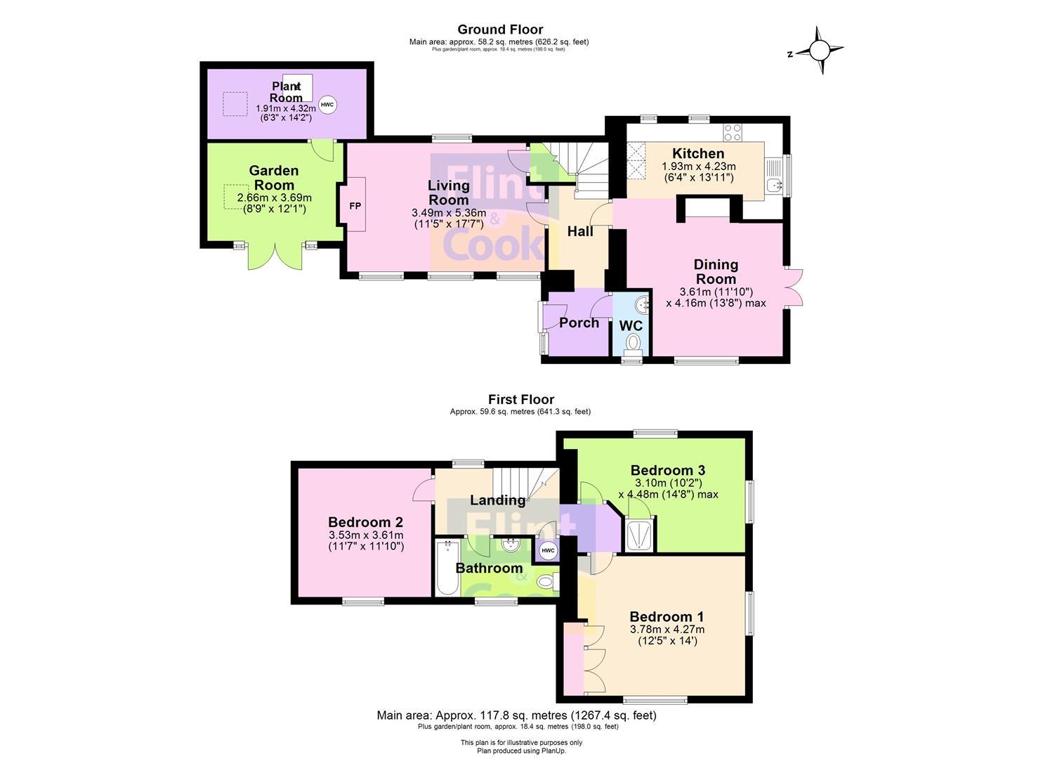 Priors Court Cottage, Hereford floorplan