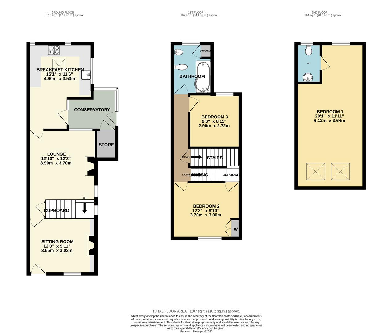 Myrtle Grove, 33, Park Road, Moira floorplan