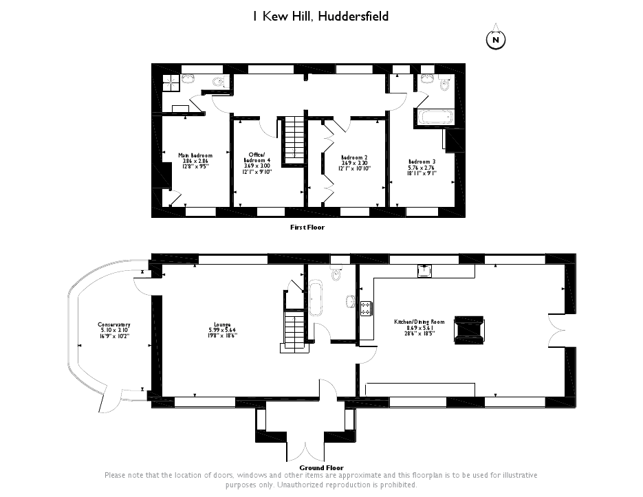 4 Bedrooms Detached house for sale in Kew Hill, Huddersfield HD3