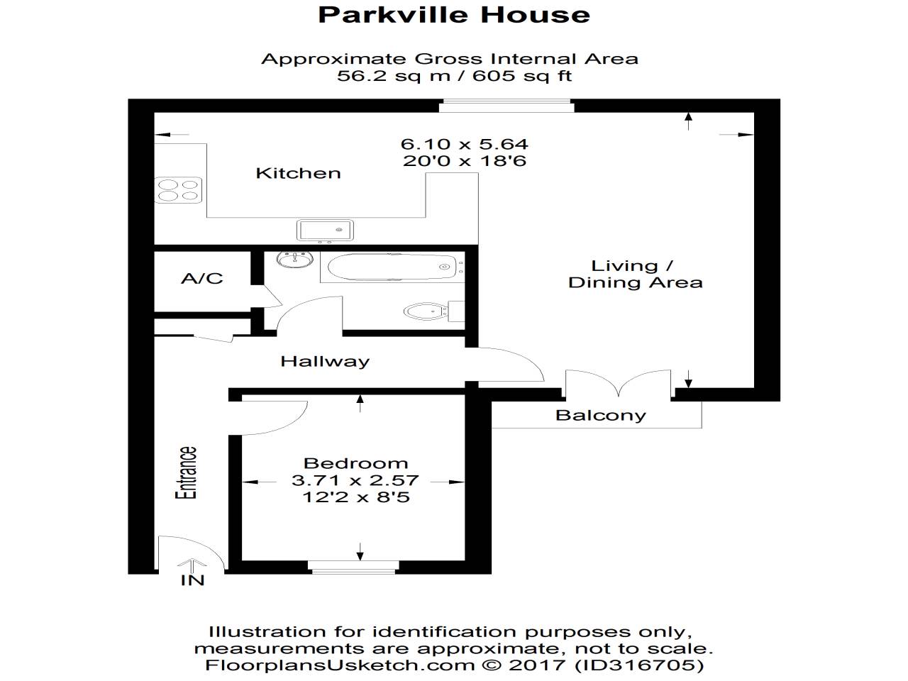 1 Bedrooms Flat to rent in Parkville House, Northbrook Street, Newbury RG14