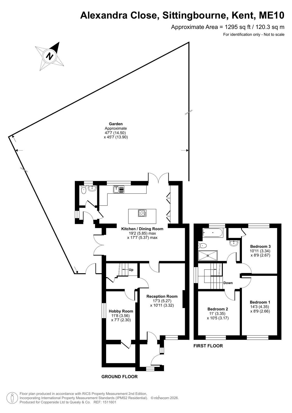19, Alexandra Close, Kent floorplan