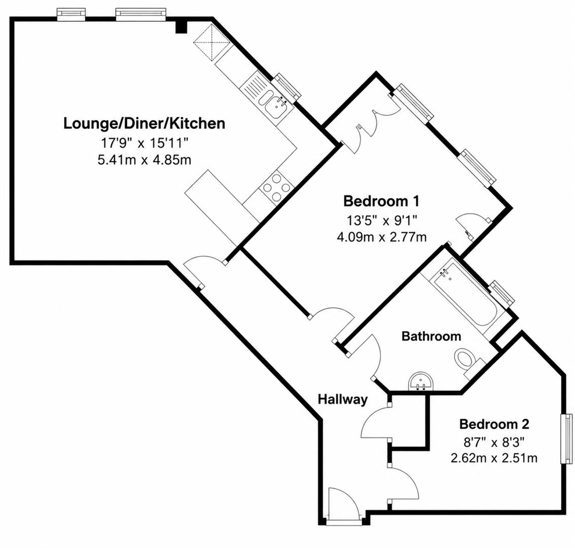 6, Smollett Place, Wickford floorplan