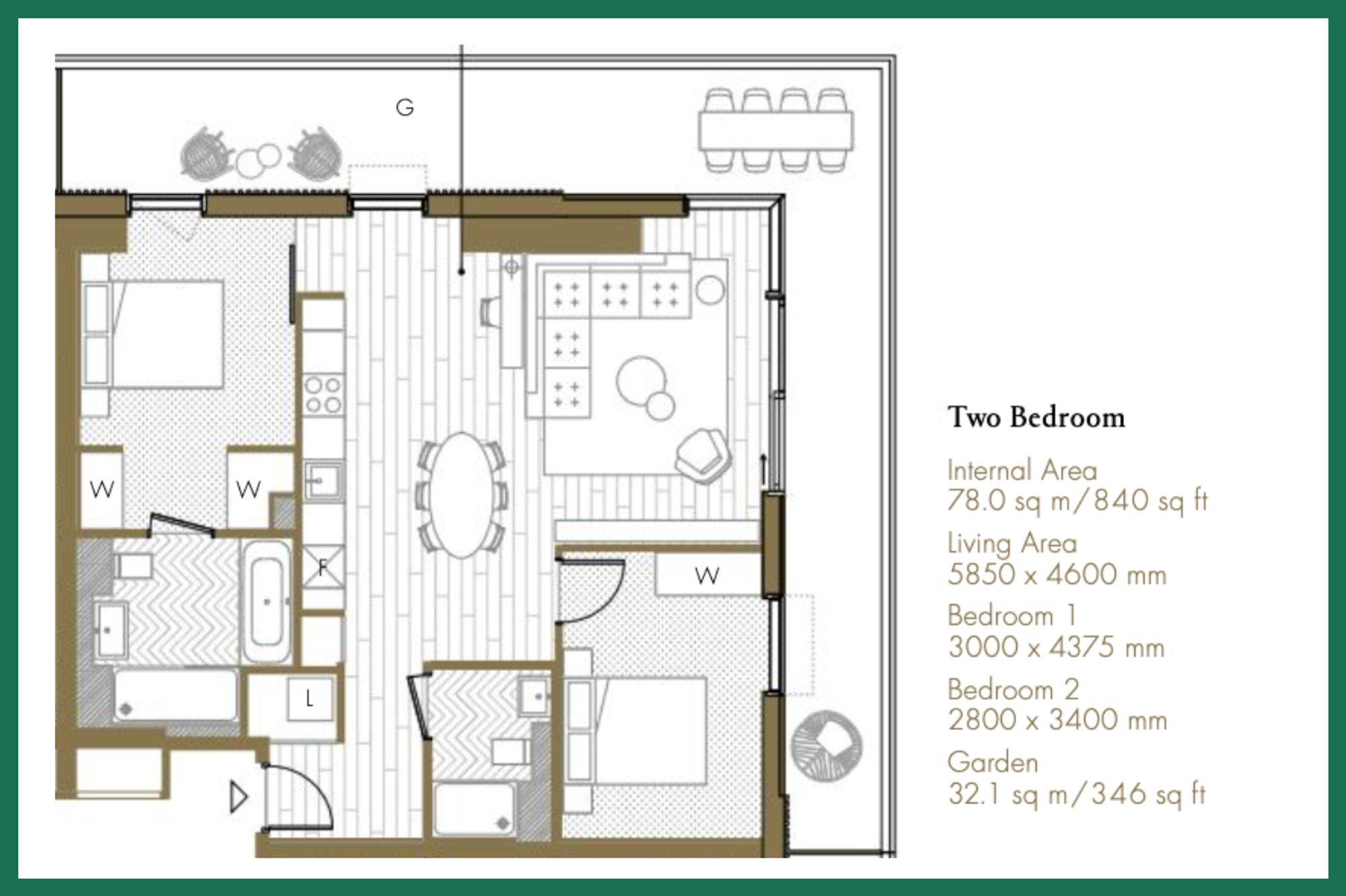 Flat 8001 Bagshaw Building 1 Wards Place, London, London floorplan